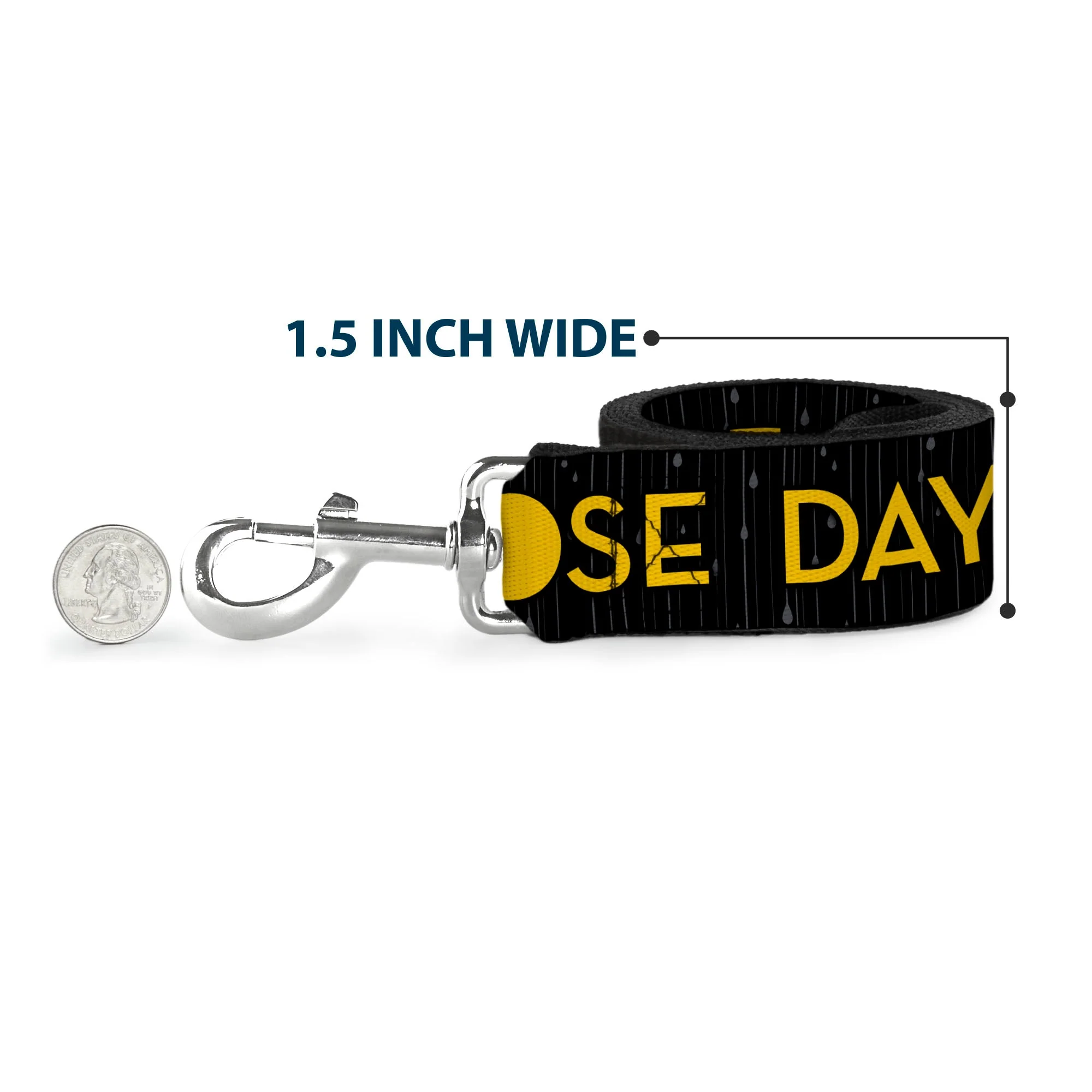 Dog Leash - Dalmatians Running/Paws Black/Gray/White/Black - Image 6