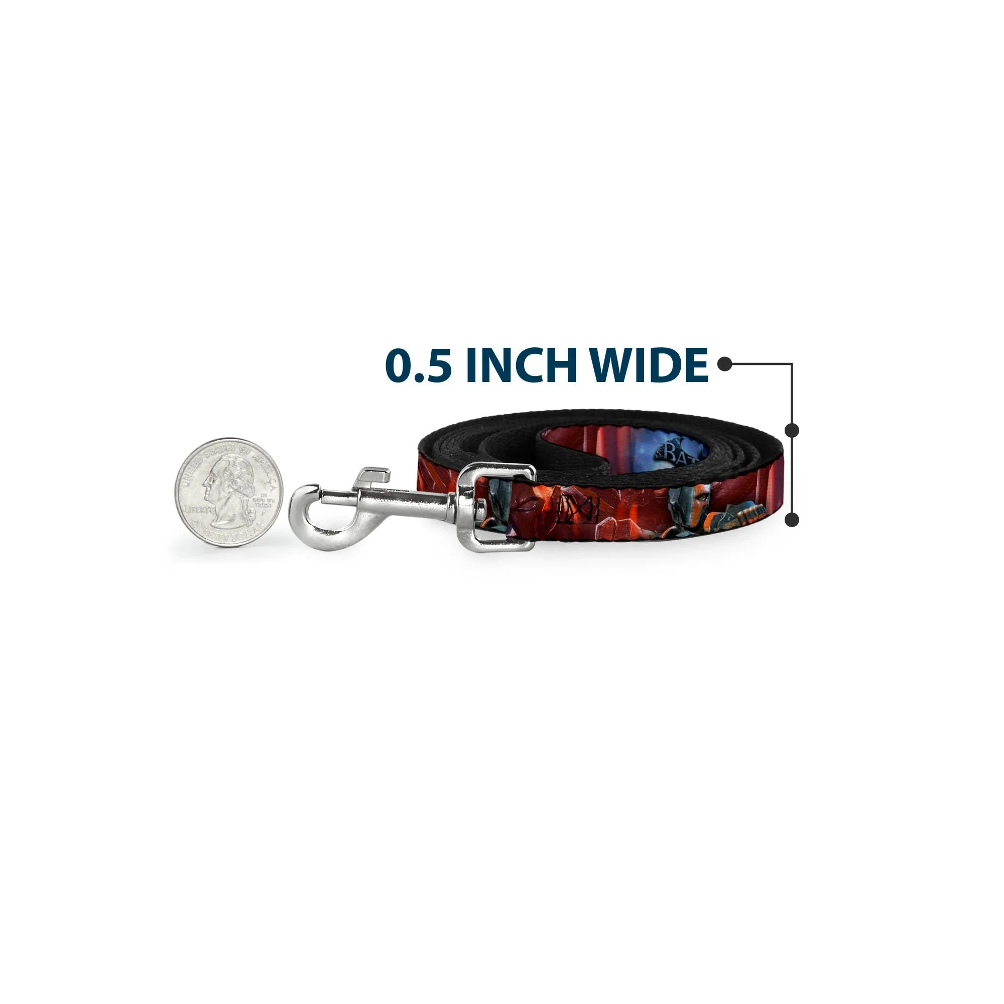 Dog Leash - DEATHSTROKE Pose/BATMAN ARKHAM ORIGINS Logo - Image 4