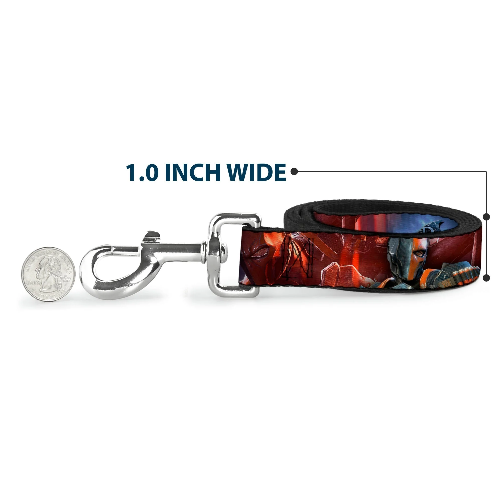 Dog Leash - DEATHSTROKE Pose/BATMAN ARKHAM ORIGINS Logo - Image 5