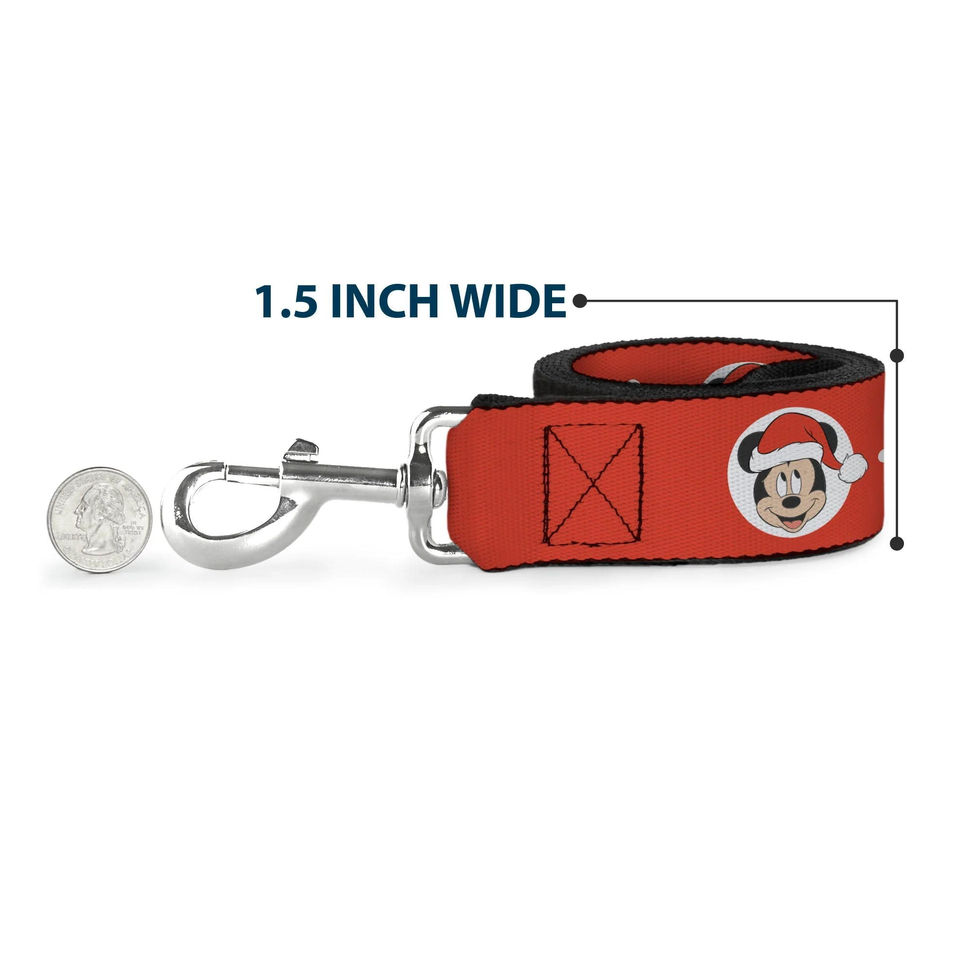 Dog Leash - Disney Cats and Dogs Faces Orange - Image 6
