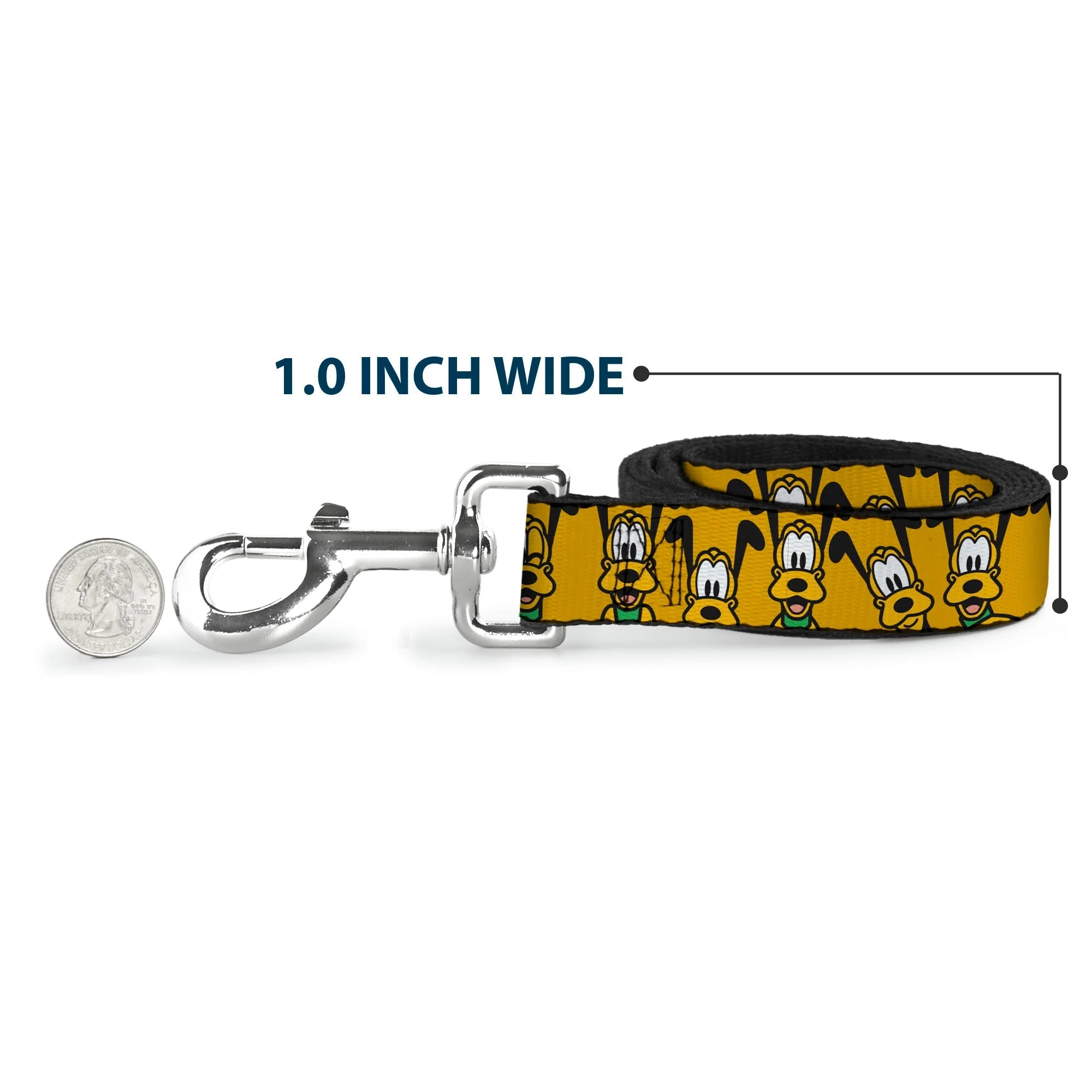 Dog Leash - Disney Pluto Expressions Orange - Image 5