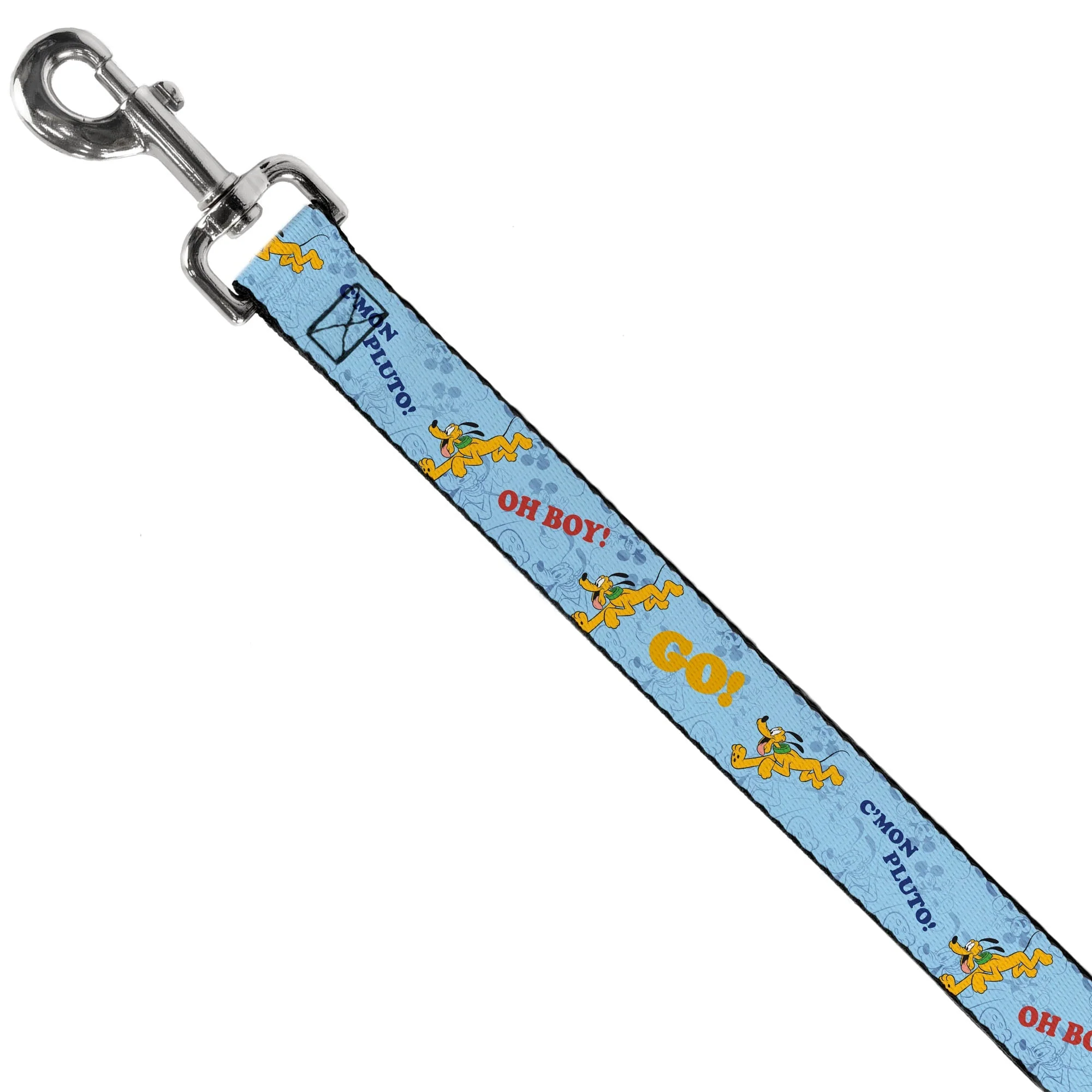 Dog Leash - Disney Pluto Poses and Quotes Blues/Red/Yellow - Image 2