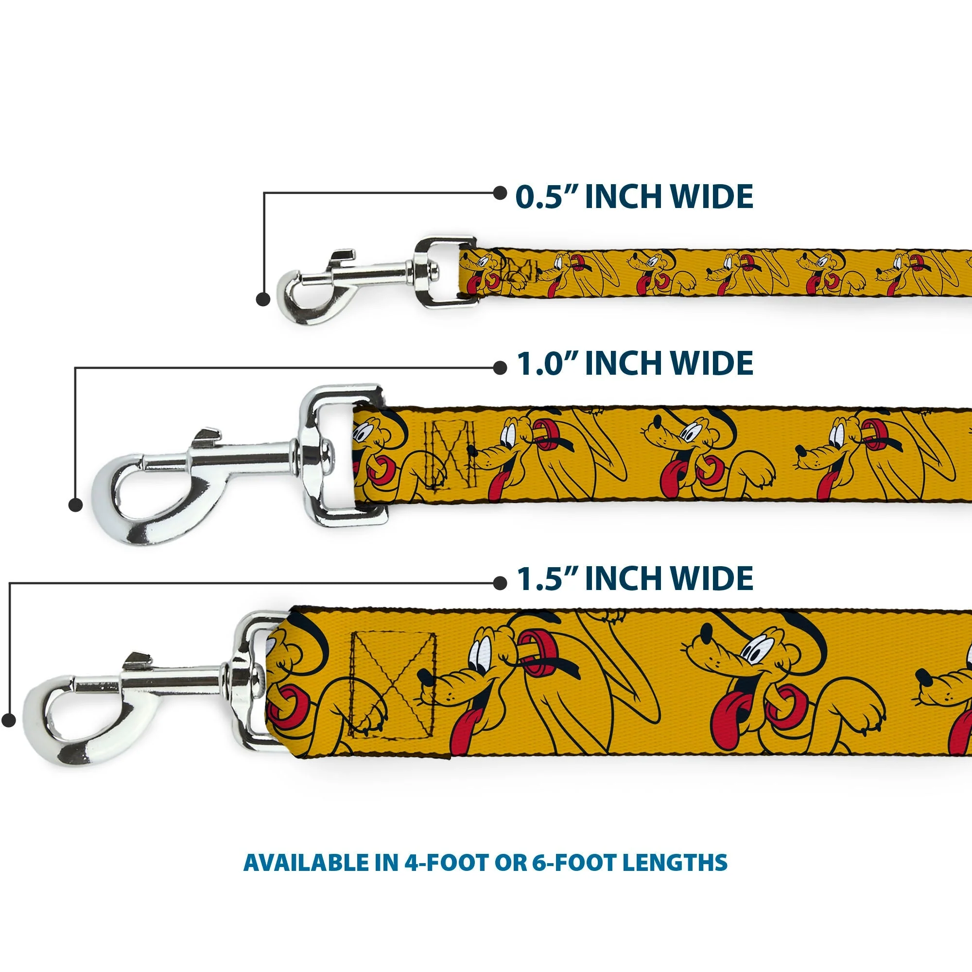 Dog Leash - Disney Pluto Poses Orange - Image 3
