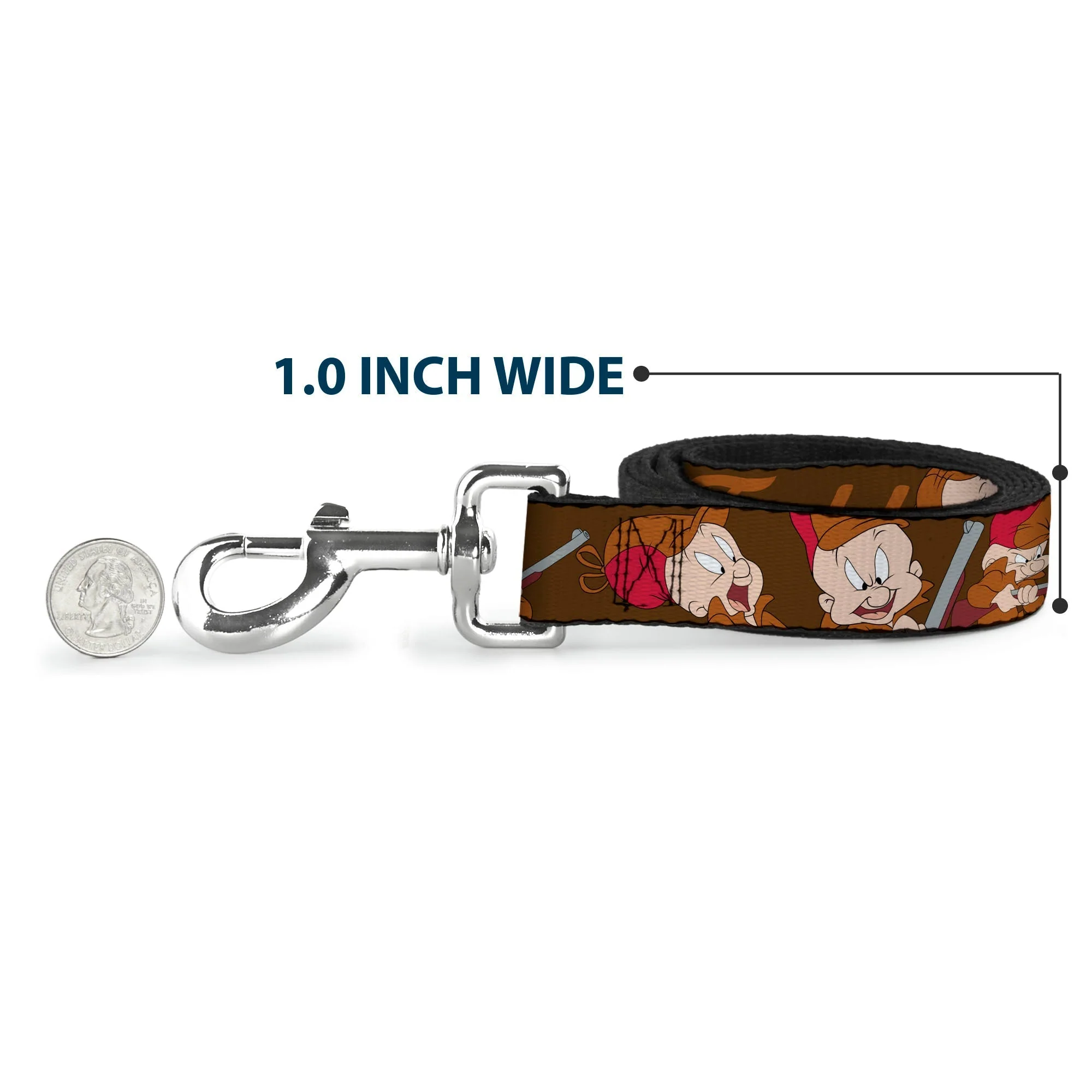 Dog Leash - ELMER FUDD w/Poses Browns - Image 5