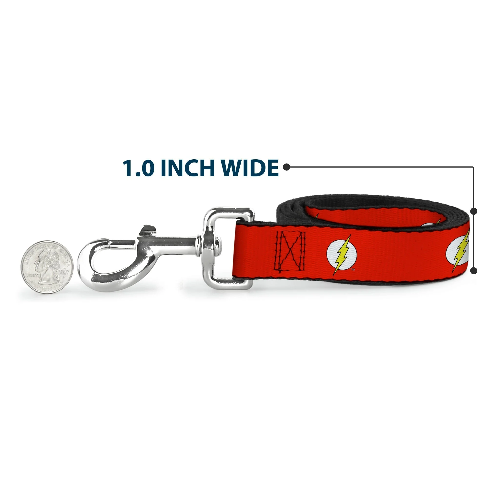 Dog Leash - Flash Logo Red/White/Yellow - Image 5