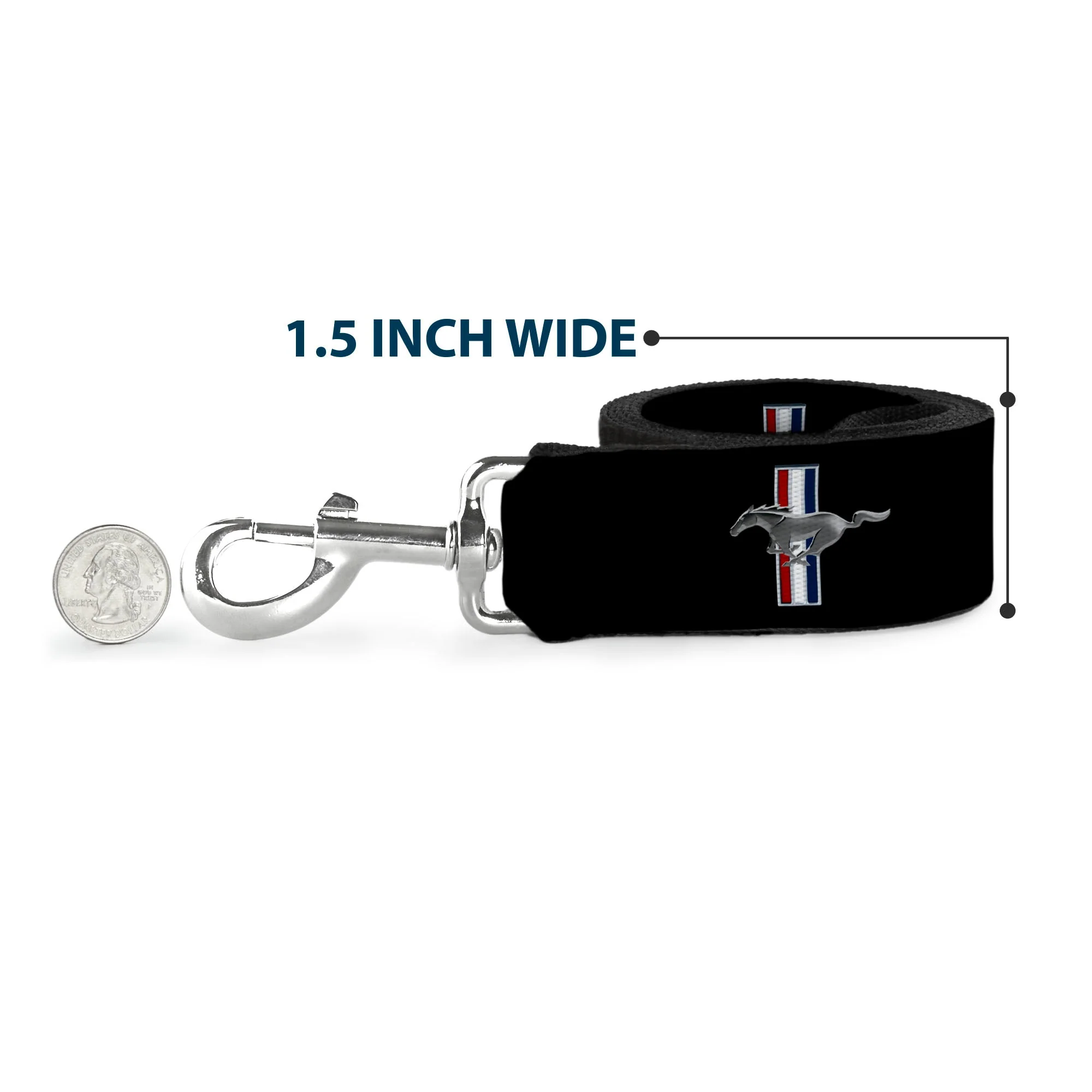 Dog Leash - Ford Mustang w/Bars Logo REPEAT - Image 6