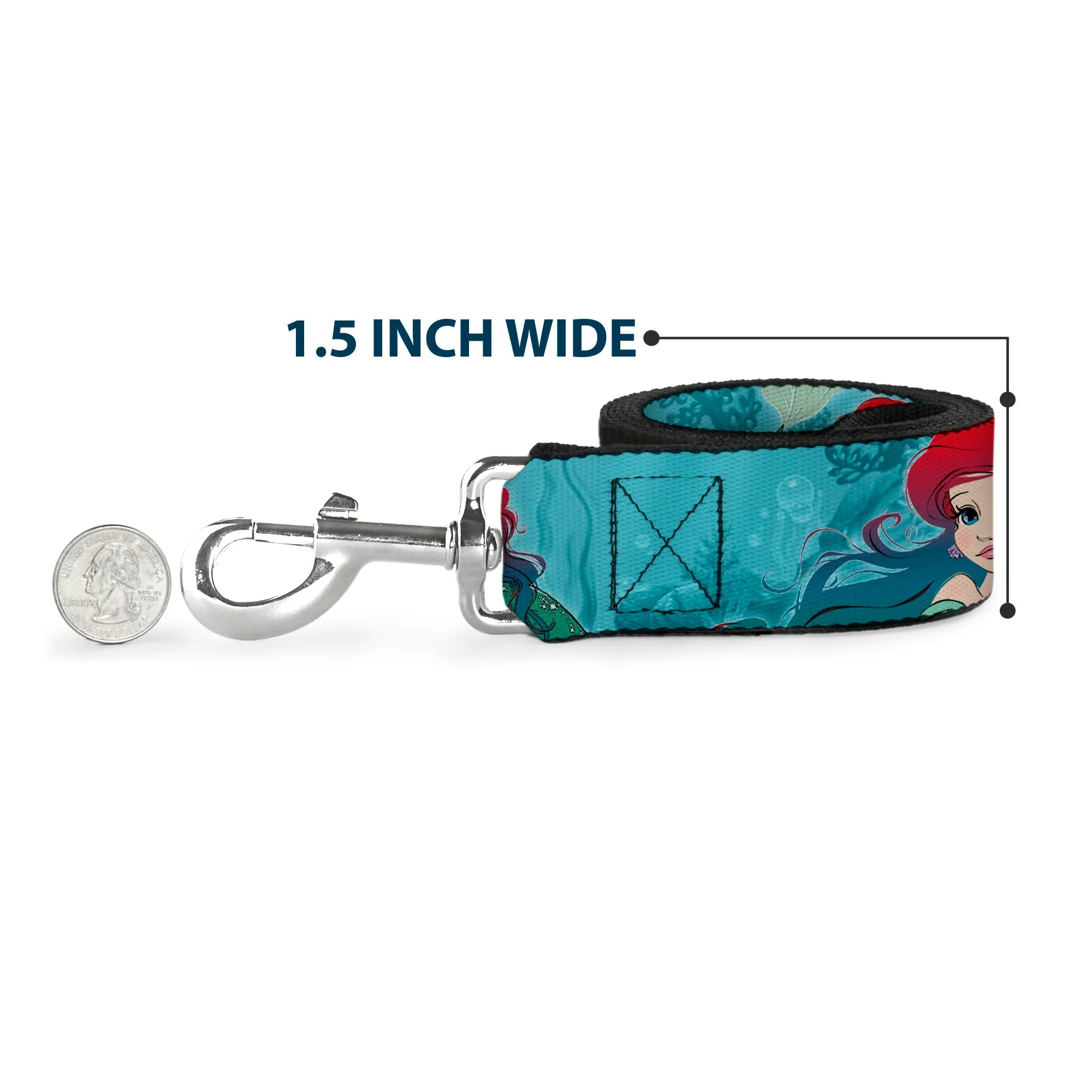 Dog Leash - Frozen Olaf Poses/Snowflakes Blues - Image 6