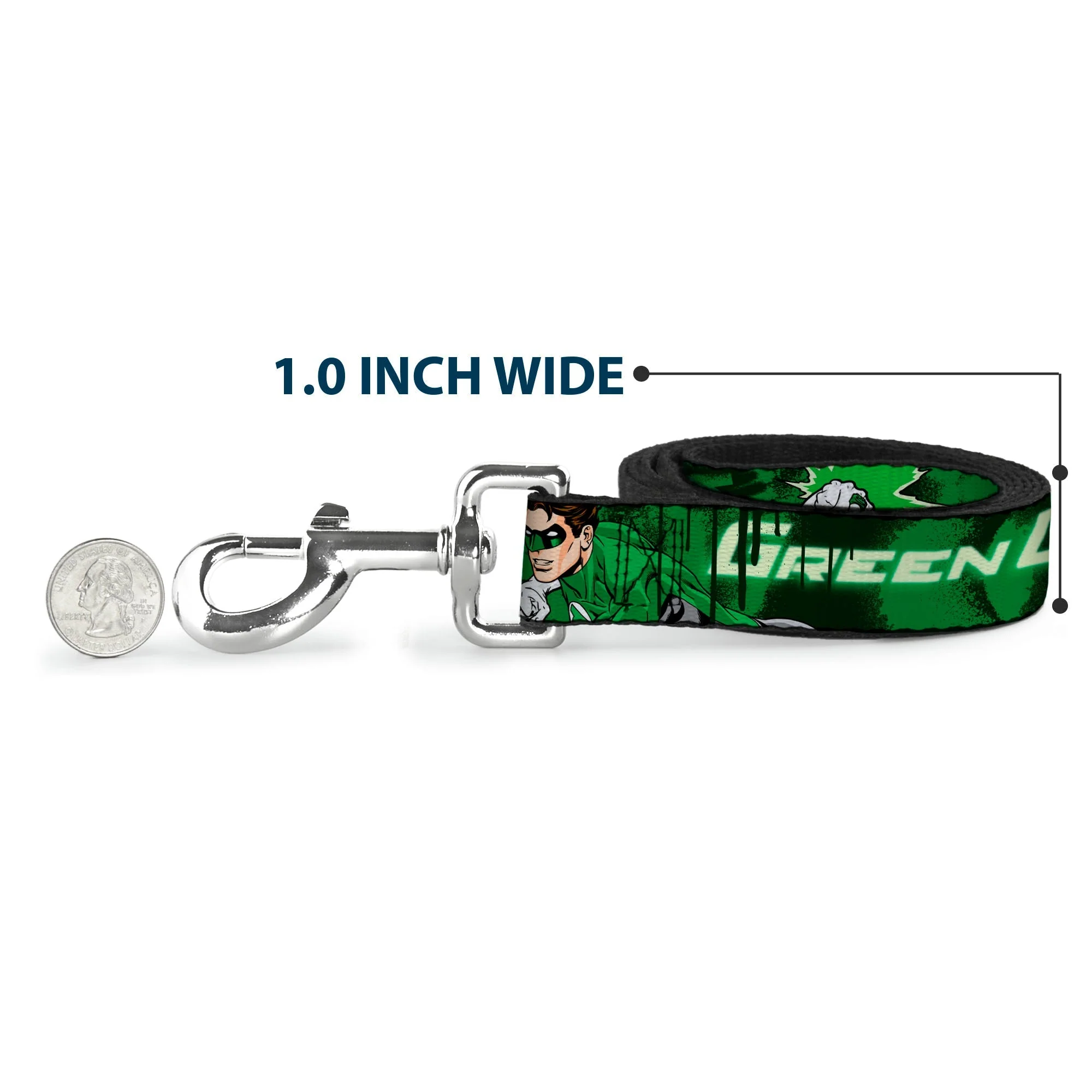 Dog Leash - Green Lantern Green Glow w/Text - Image 5