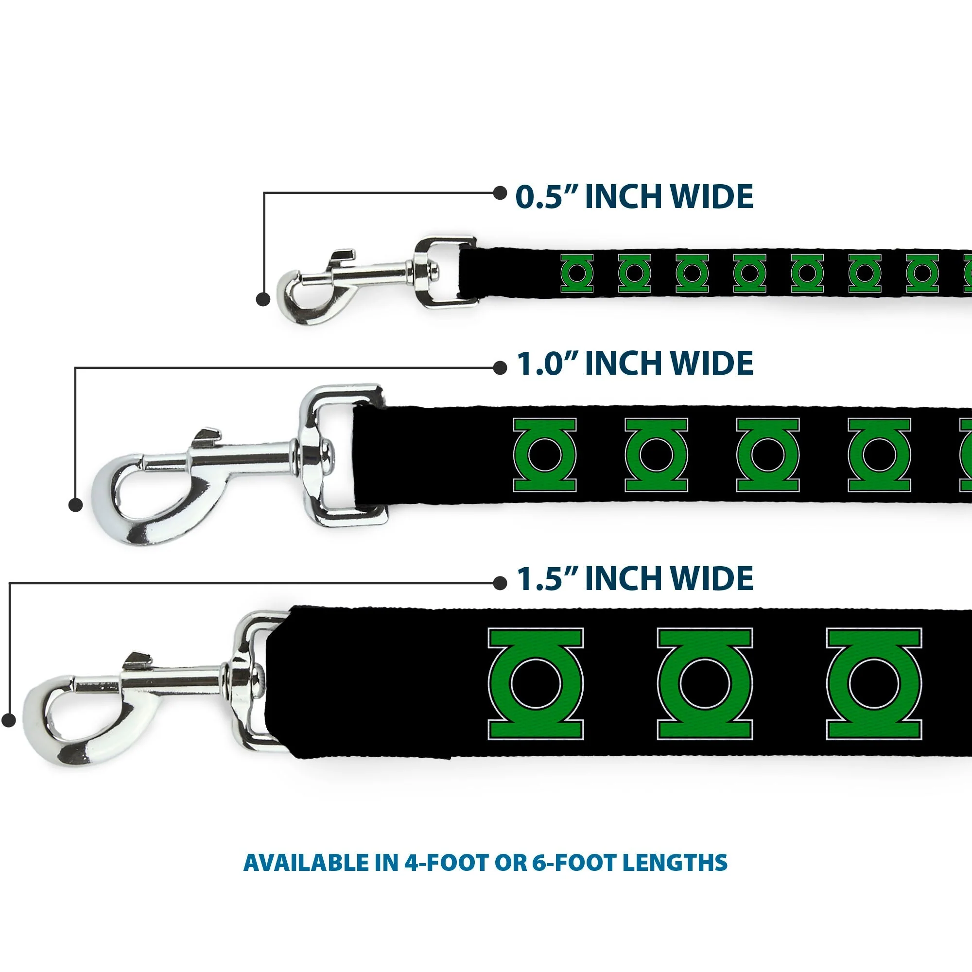 Dog Leash - Green Lantern Logo Black/Green - Image 3
