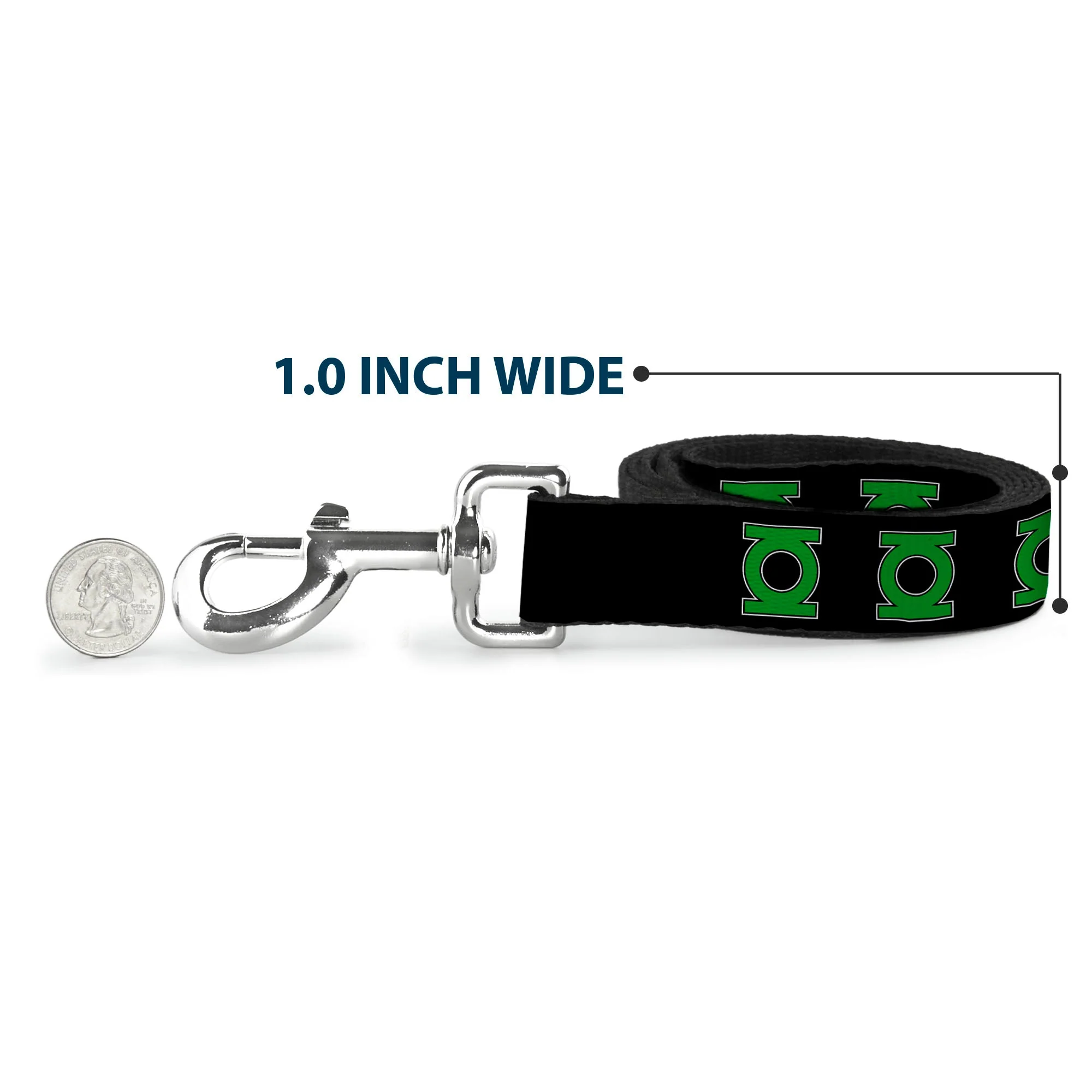 Dog Leash - Green Lantern Logo Black/Green - Image 5