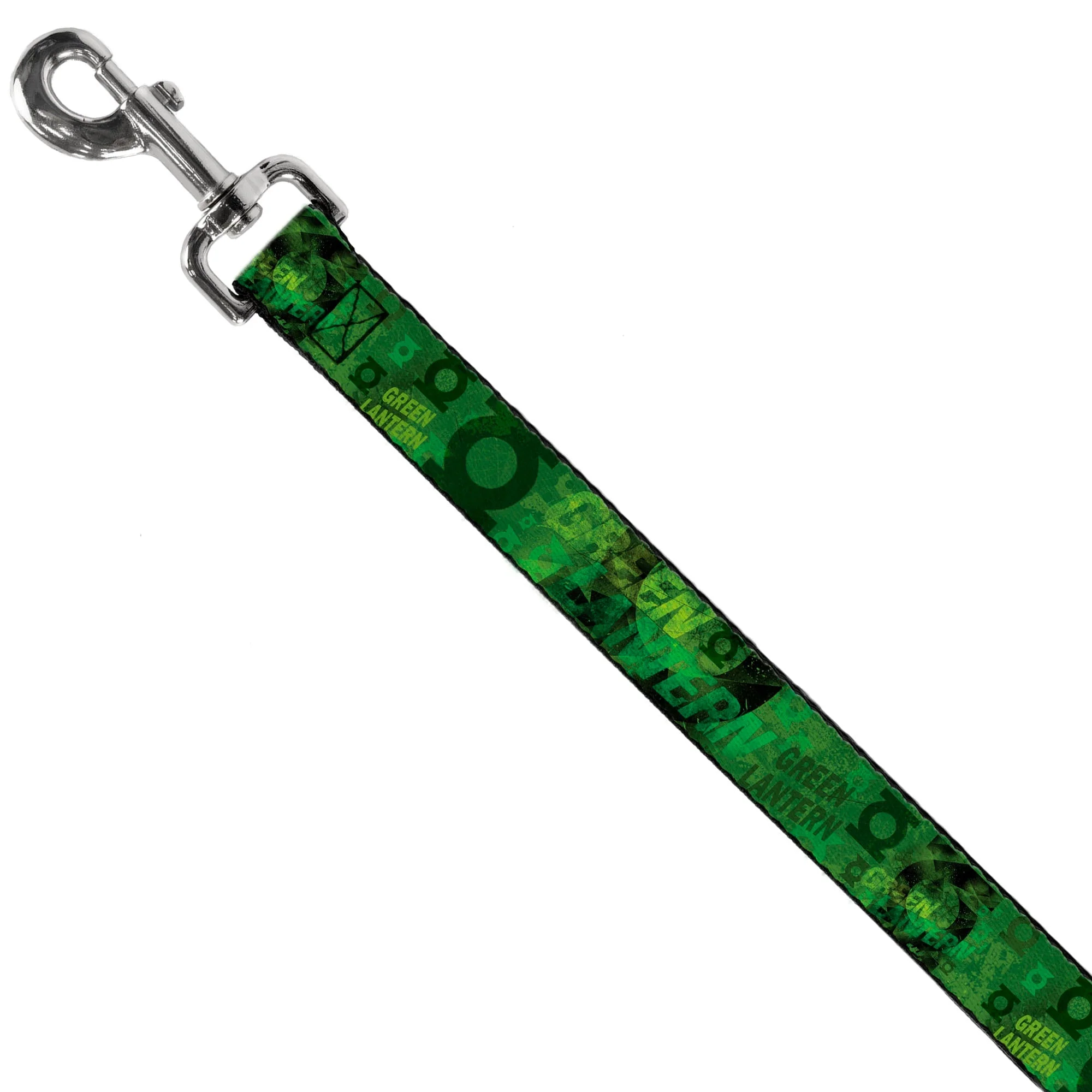 Dog Leash - GREEN LANTERN/Logo Collage Weathered Greens - Image 2