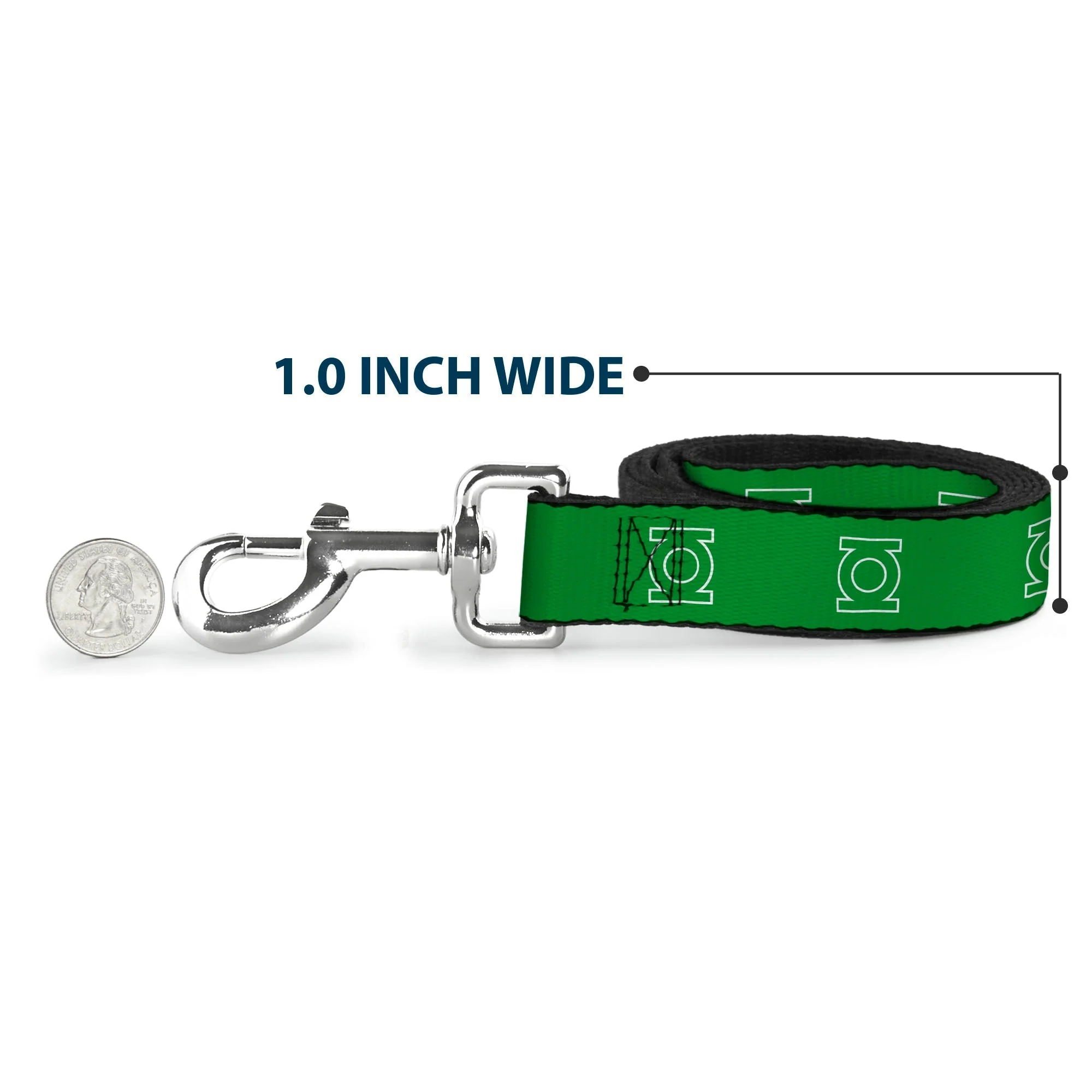 Dog Leash - Green Lantern Logo Green/White - Image 5