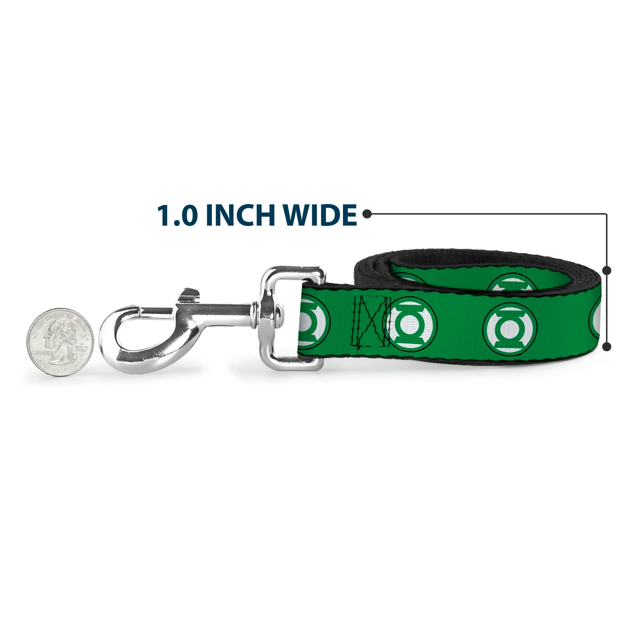 Dog Leash - Green Lantern Logo2 Green/Black/Green/White - Image 5