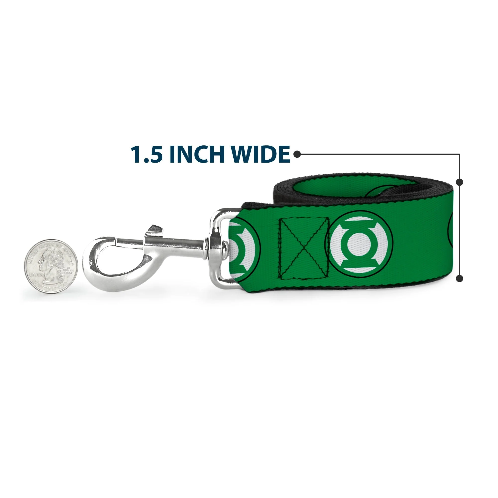Dog Leash - Green Lantern Logo2 Green/Black/Green/White - Image 6