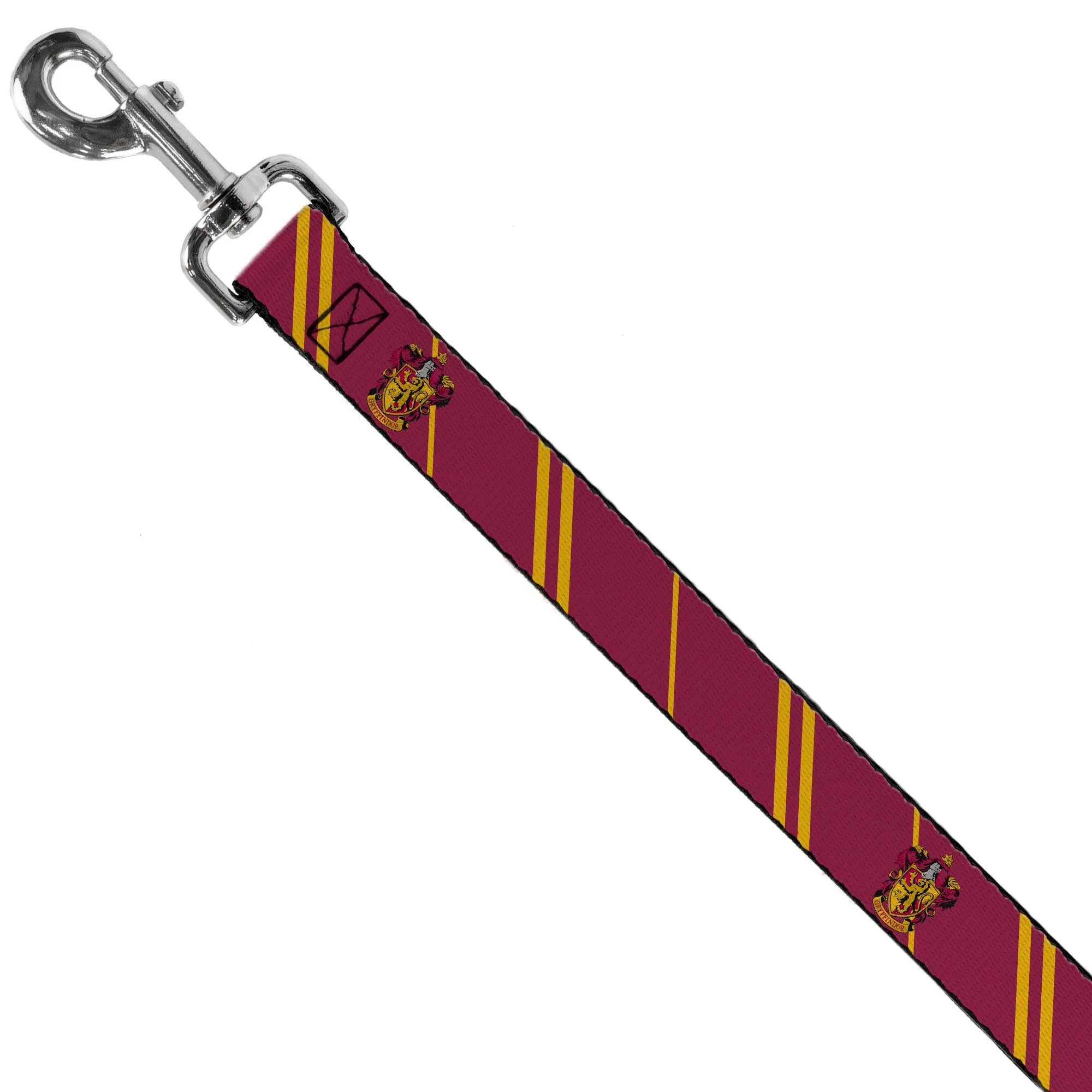 Dog Leash - GRYFFINDOR Crest/Stripe Burgundy/Gold - Image 2