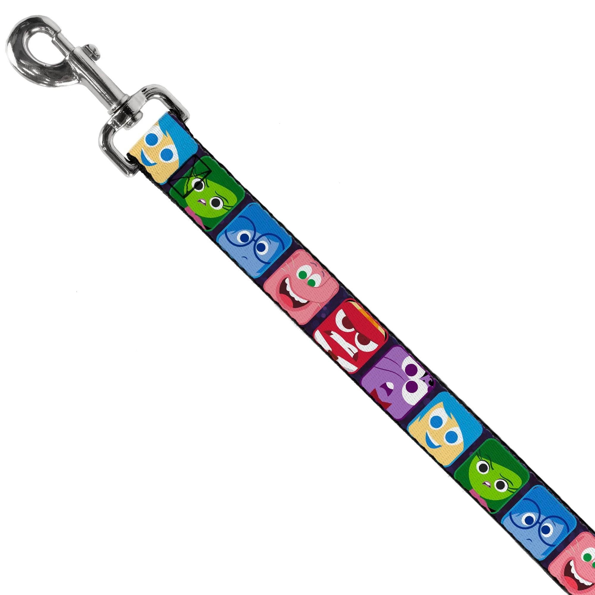 Dog Leash - Inside Out 6-Character Esxpression Blocks Purple/Multi Color - Image 2
