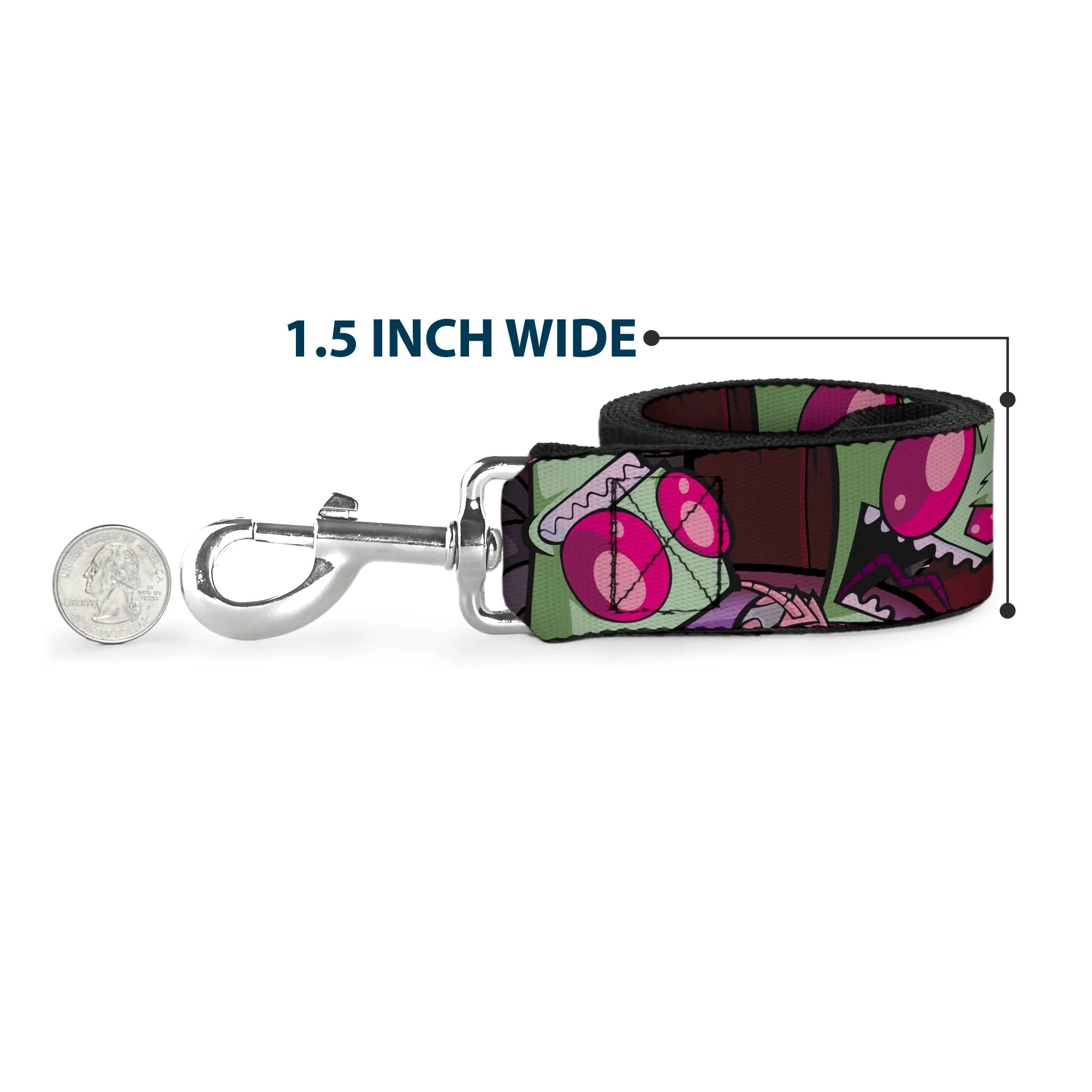 Dog Leash - Invader Zim Close-Up Poses Reds - Image 6
