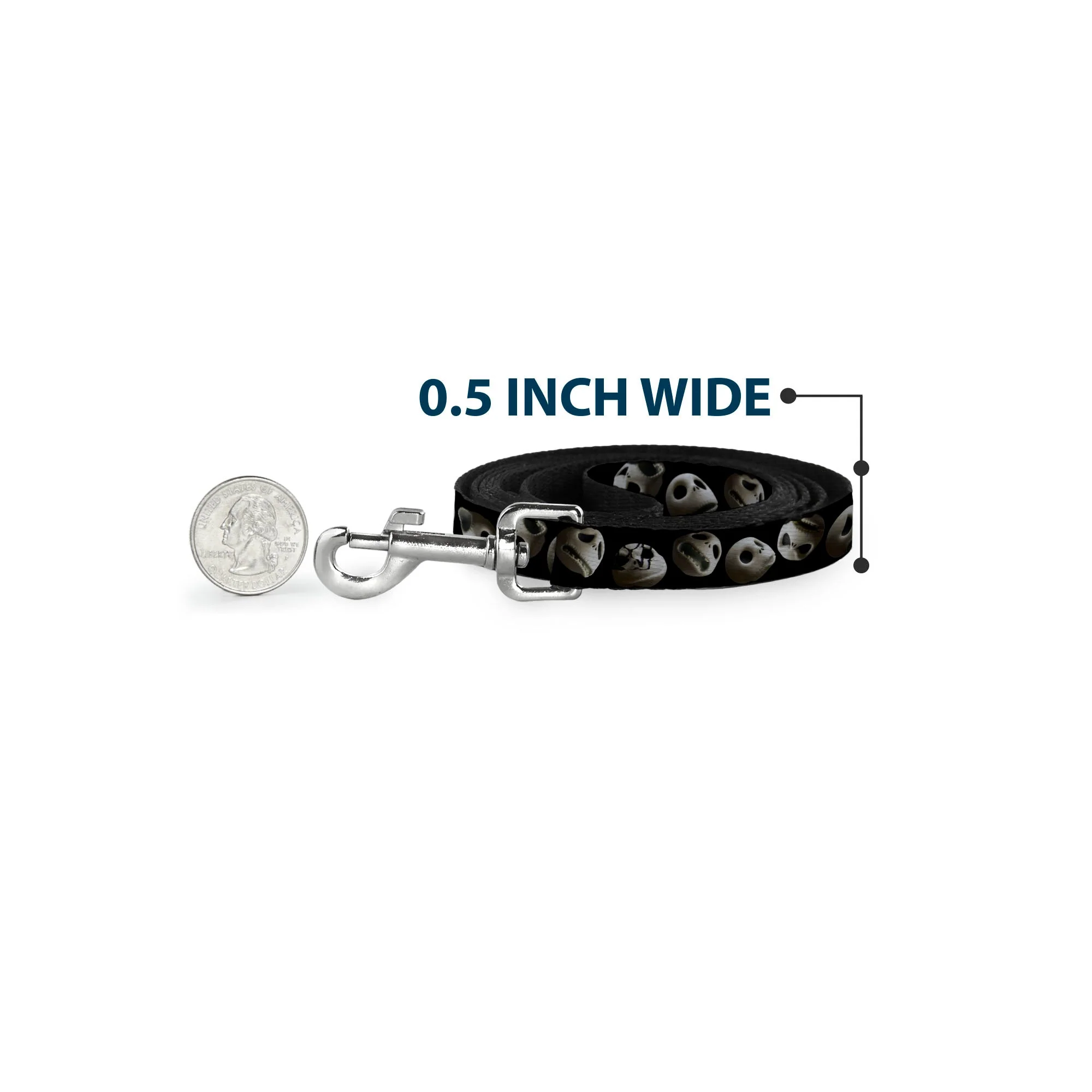 Dog Leash - Jack 10-Expressions Staggered Black - Image 4