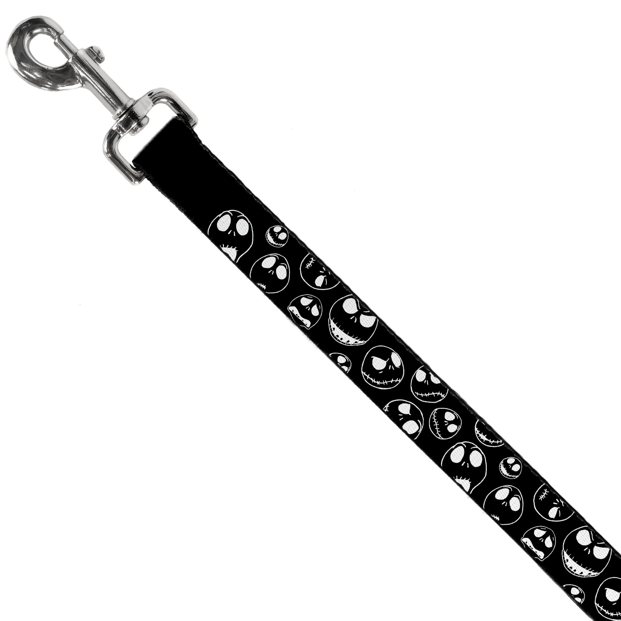 Dog Leash - Jack Outline Expressions Scattered Black/White - Image 2