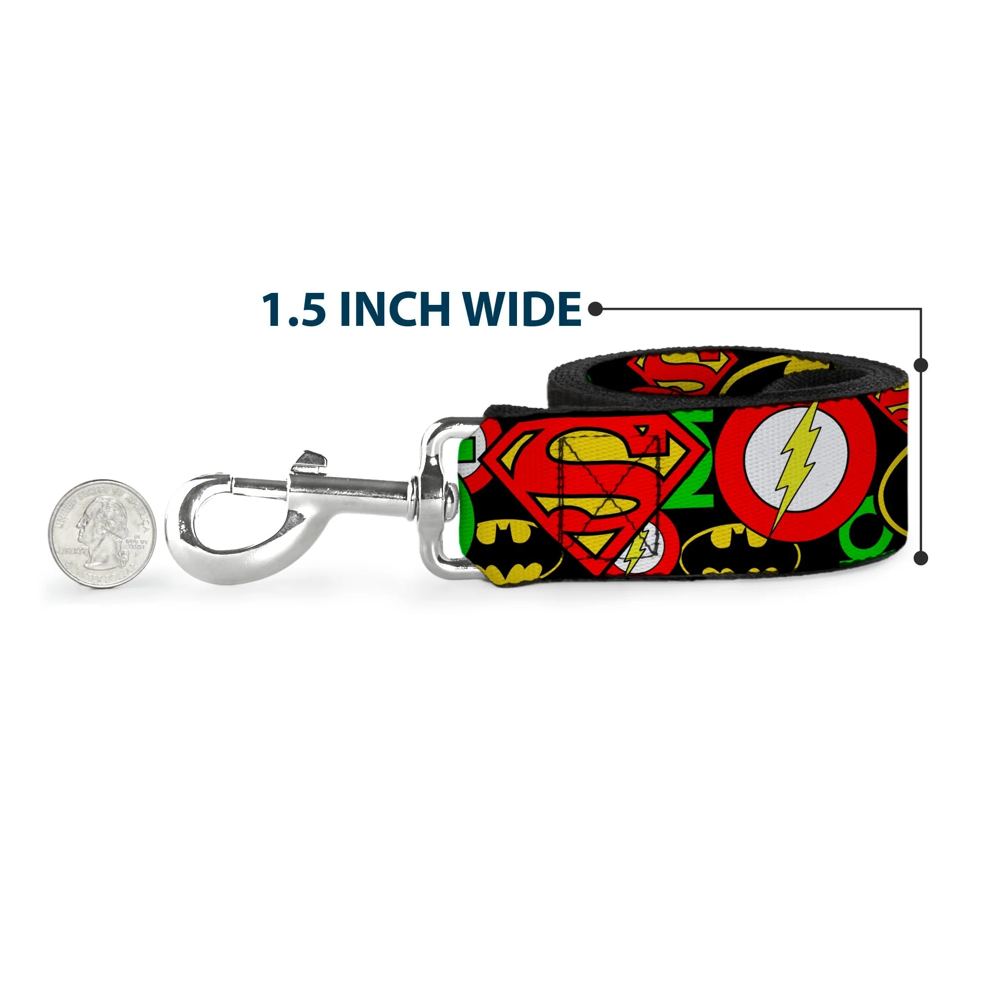 Dog Leash - Justice League Stacked Logos - Image 6