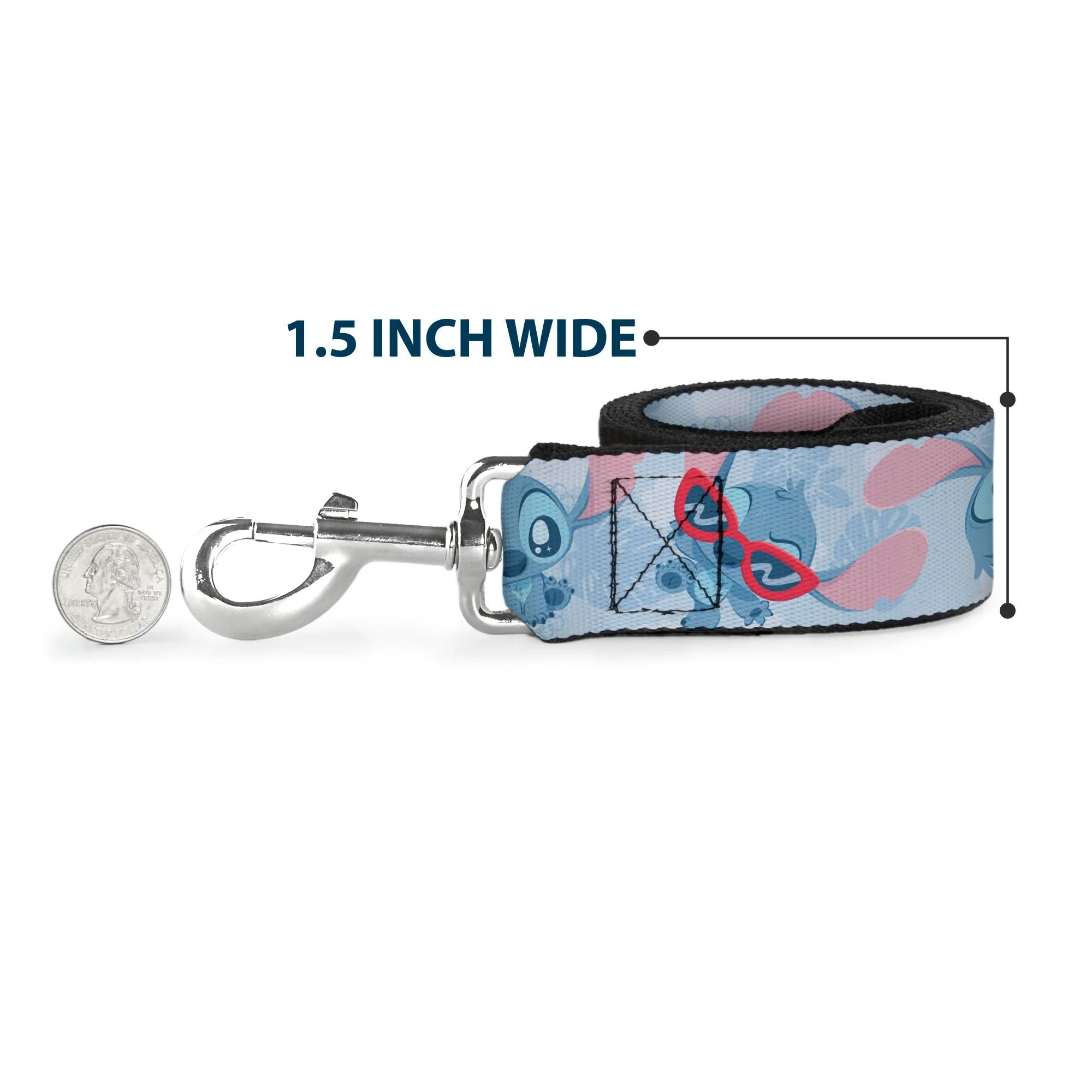Dog Leash - Lilo & Stitch Angel Poses Scattered Pinks - Image 6