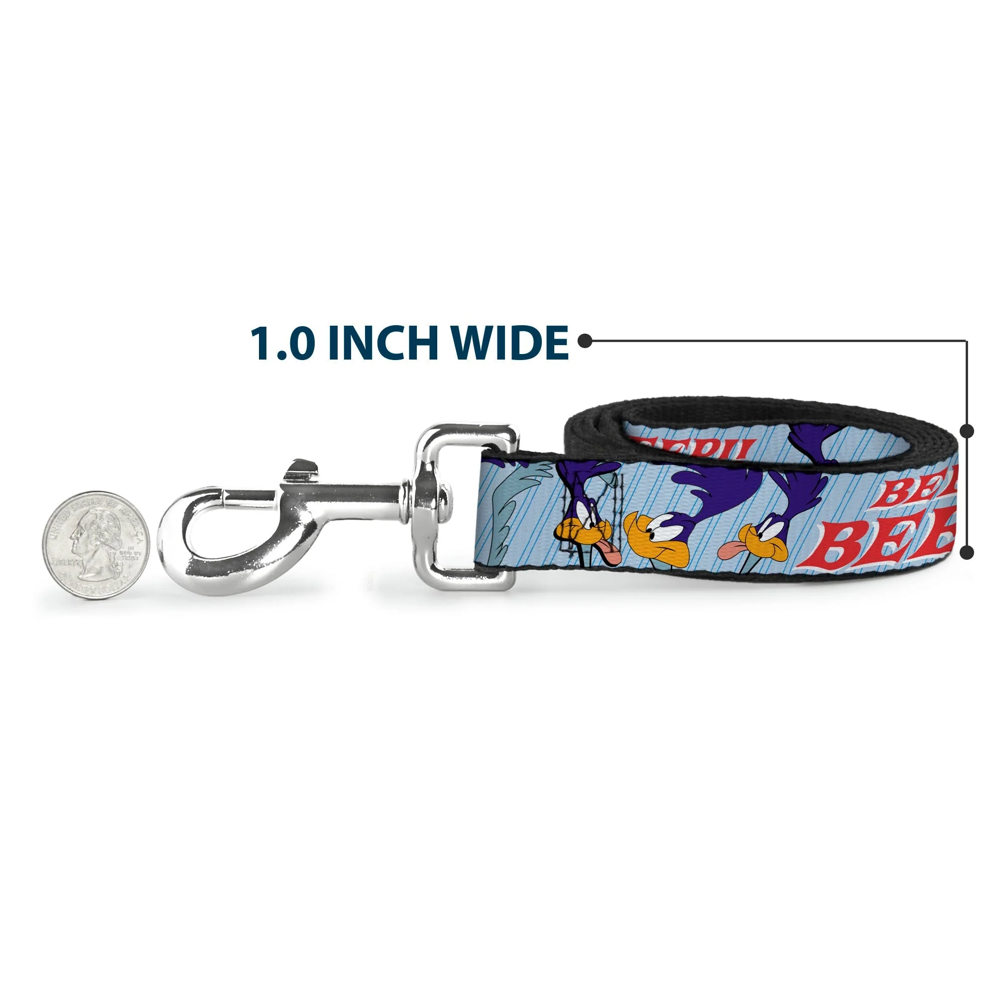Dog Leash - MEEP MEEP!! w/Road Runner Poses Baby Blue - Image 5