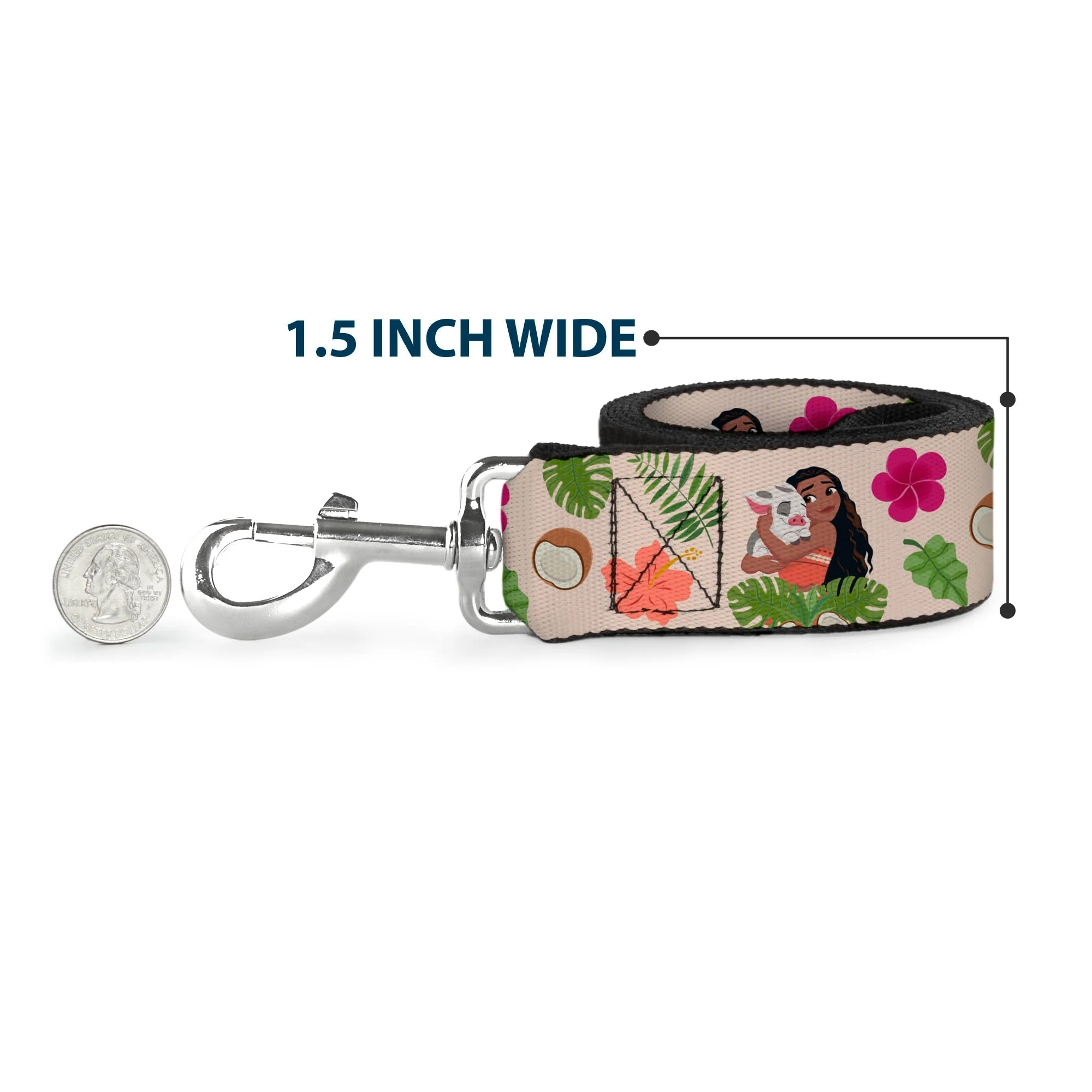 Dog Leash - Mickey Mouse Expression Blocks White/Black/Red - Image 6
