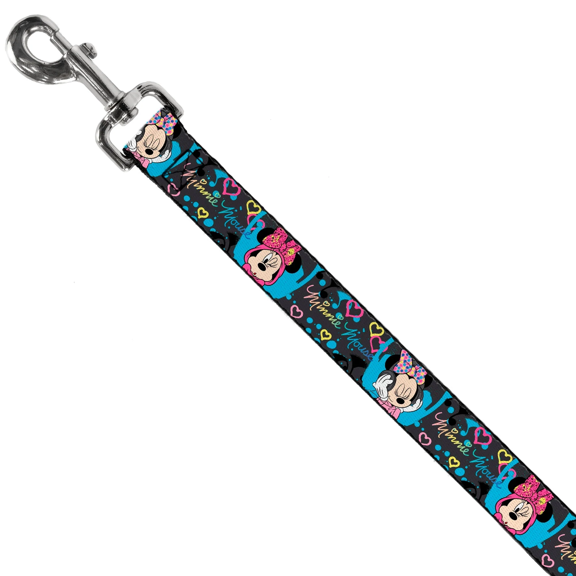 Dog Leash - Minnie Mouse Hoody & Headphone Poses Gray/Multi Color - Image 2