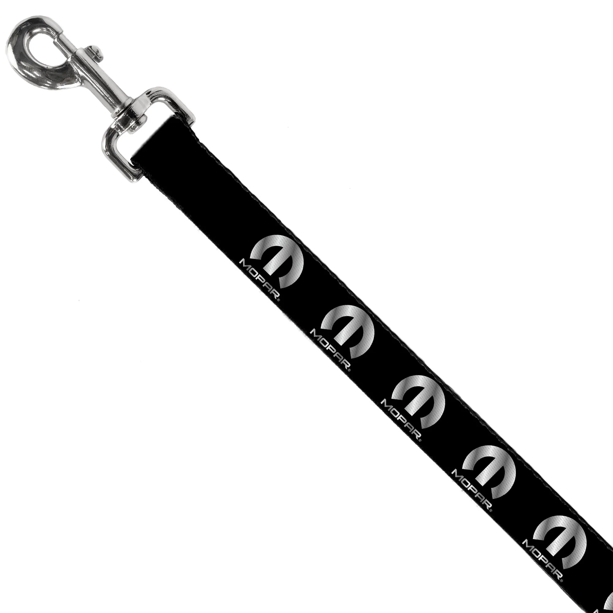Dog Leash - MOPAR Logo Repeat Black/Silver Gradient - Image 2