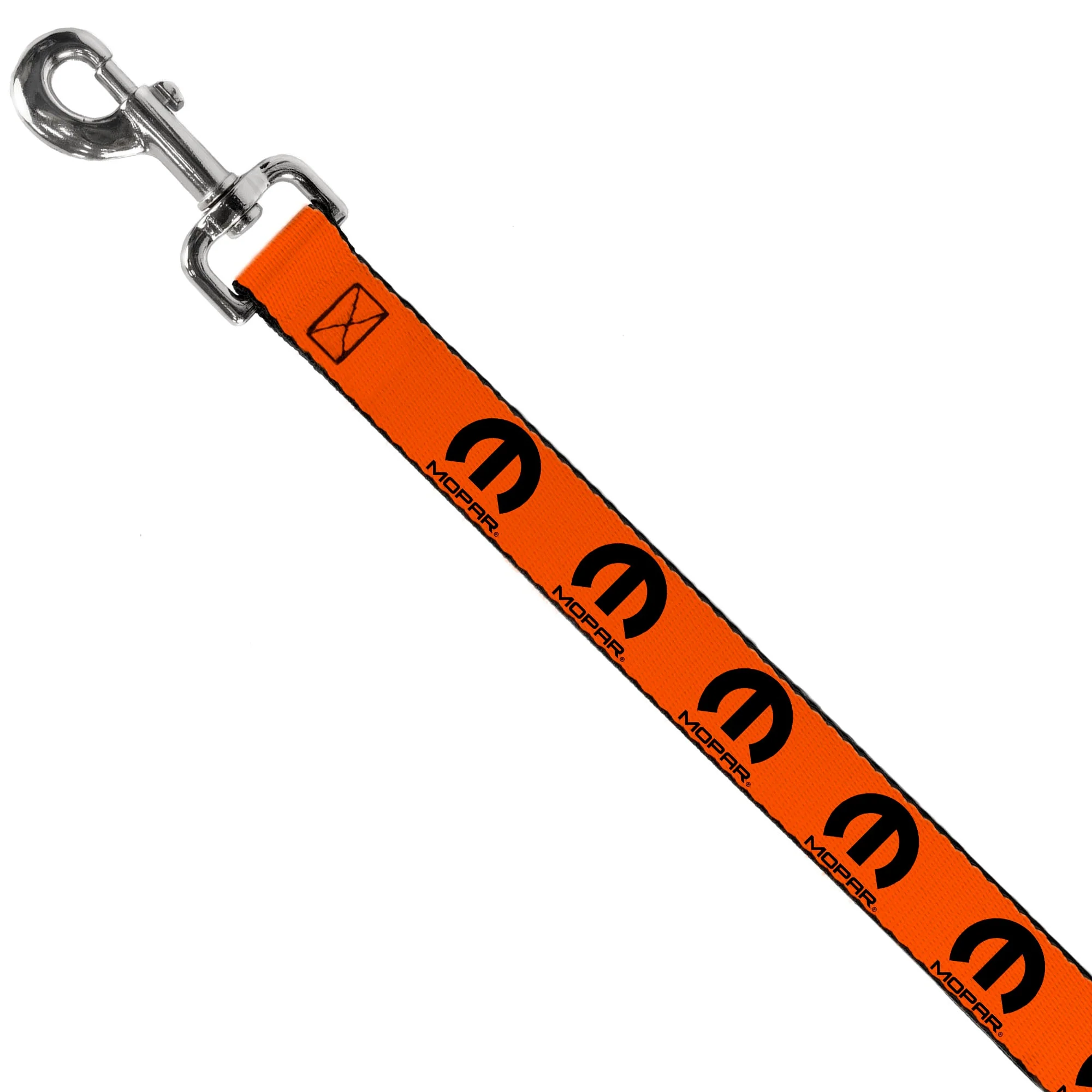 Dog Leash - MOPAR Logo Repeat Orange/Black - Image 2