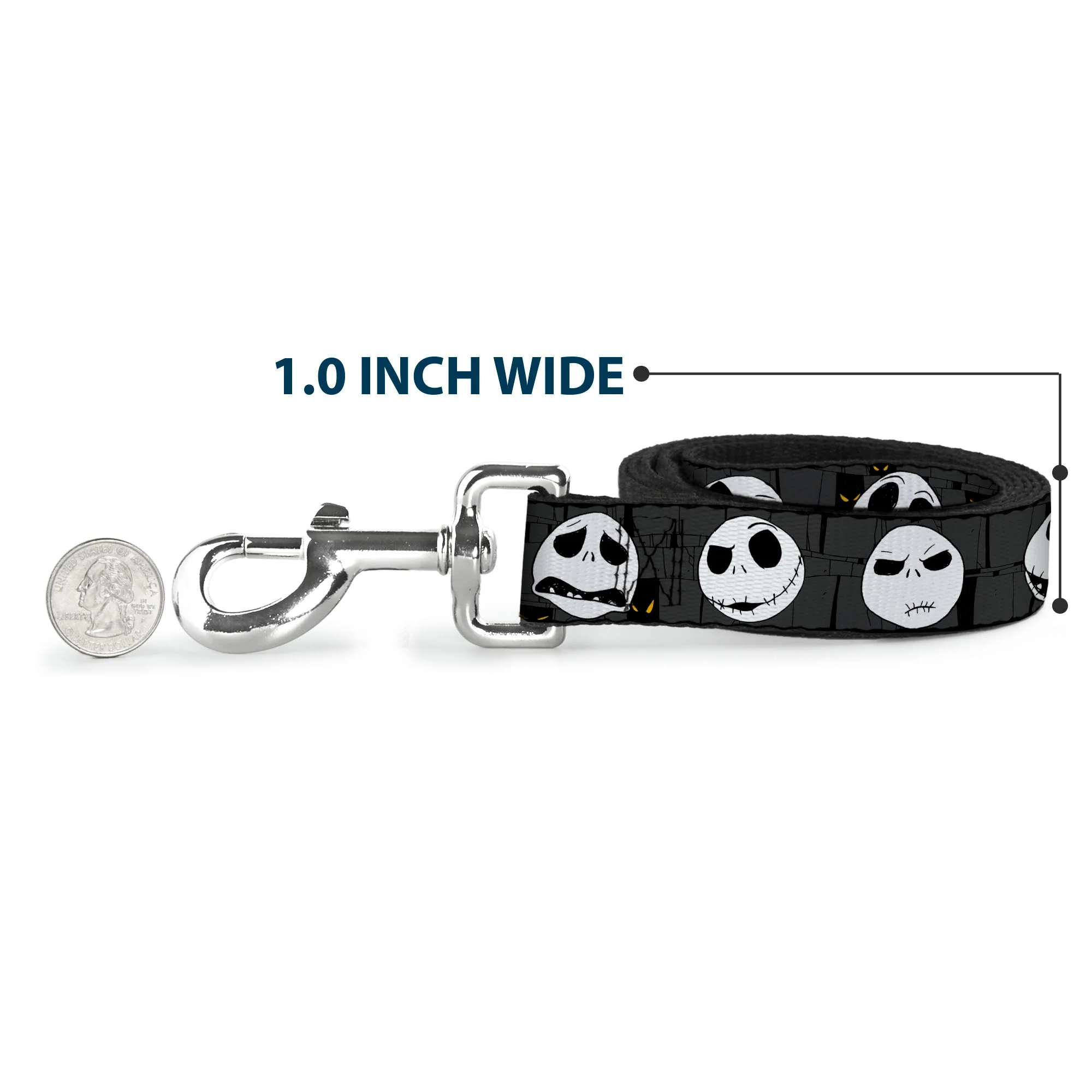 Dog Leash - NBC Jack Expressions/Halloween Elements Gray - Image 5