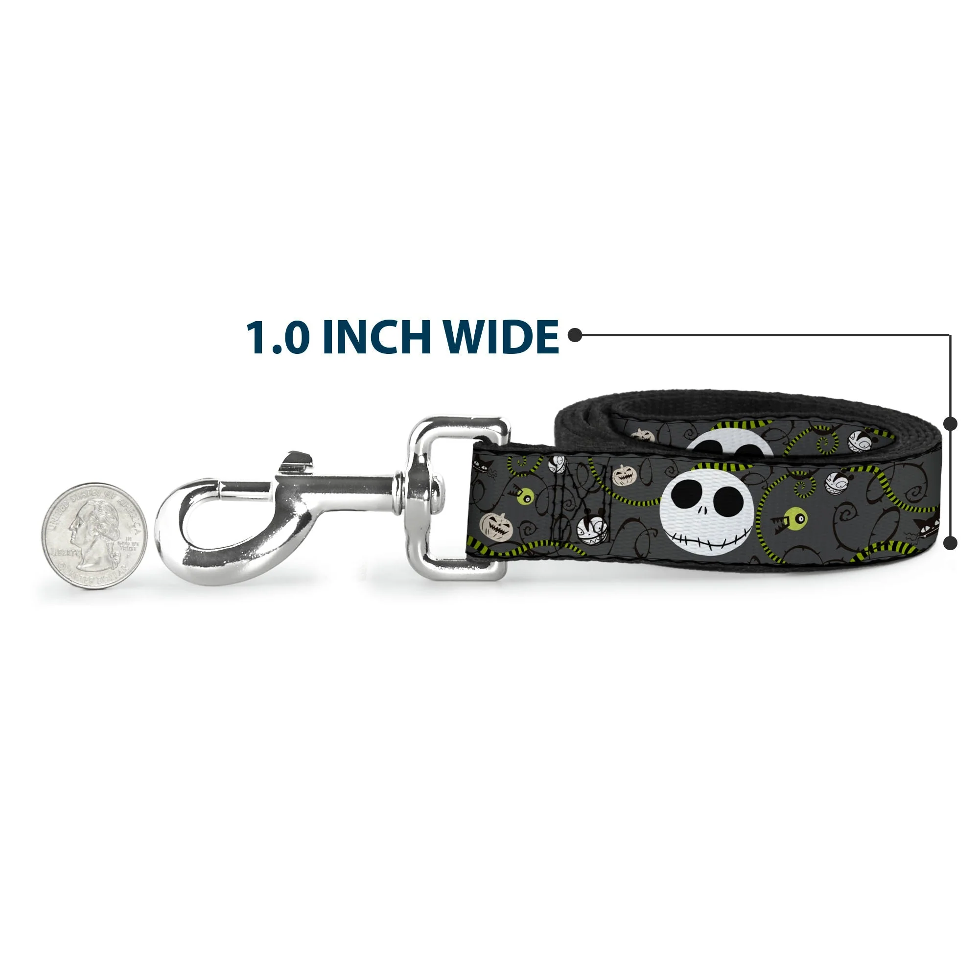 Dog Leash - NBC Jack Poses/Bats Red Stripe - Image 5