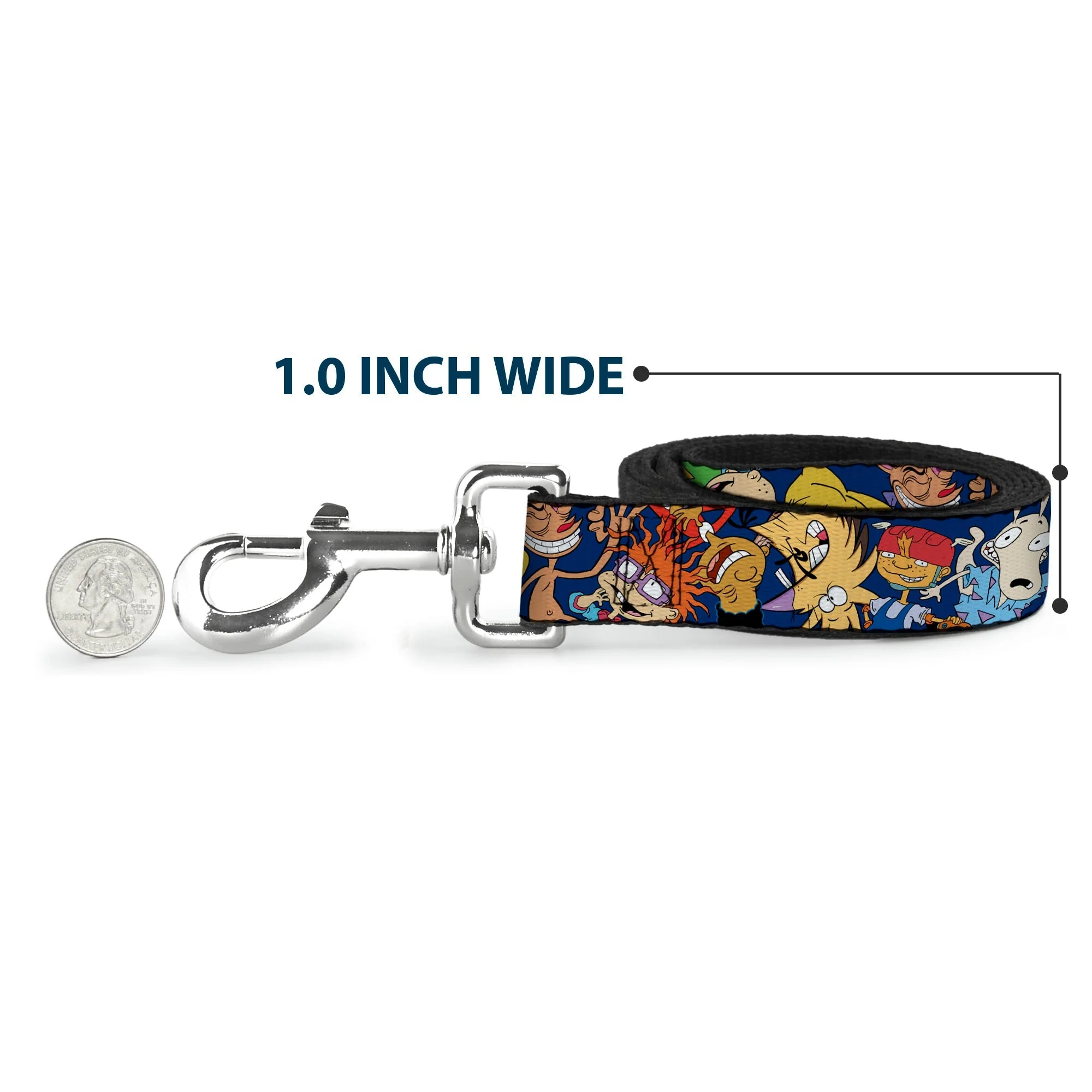Dog Leash - Nick 90's Rewind 16-Character Poses Navy Blue - Image 5