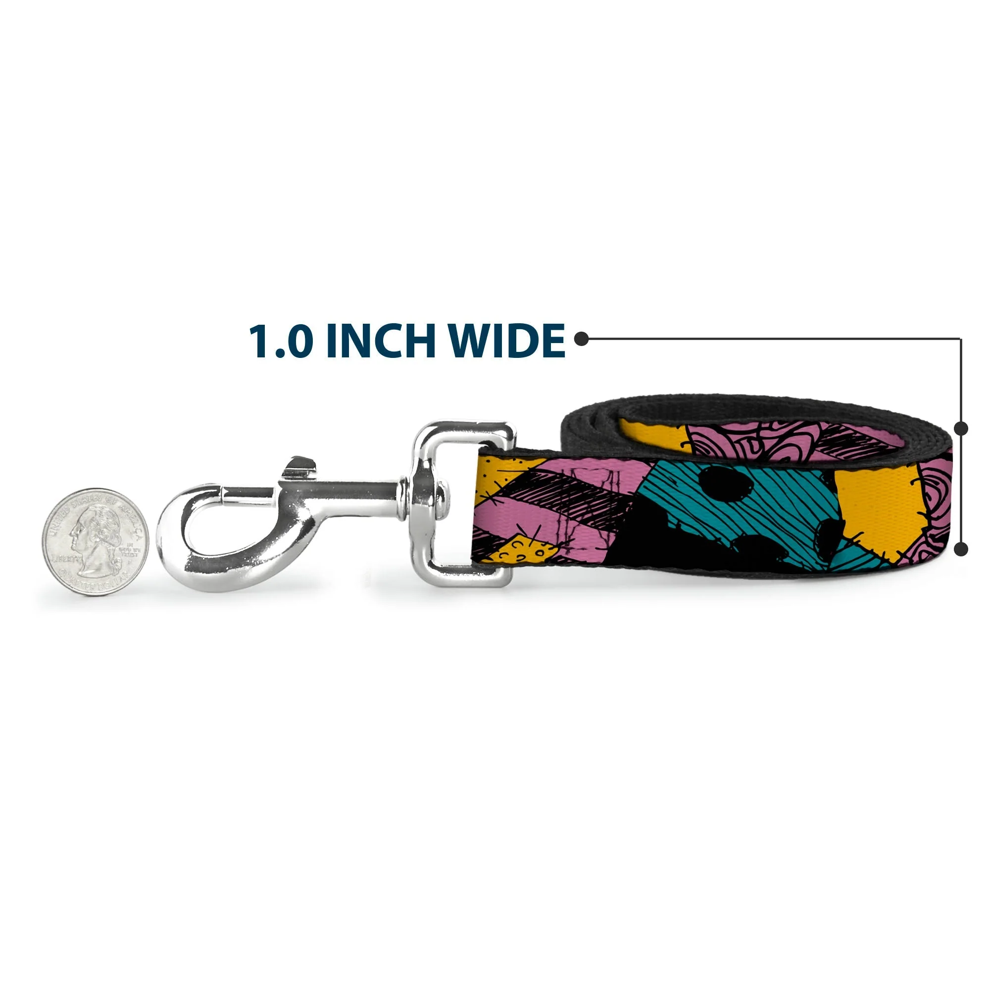 Dog Leash - Nightmare Before Christmas Sally Dress Patchwork - Image 5