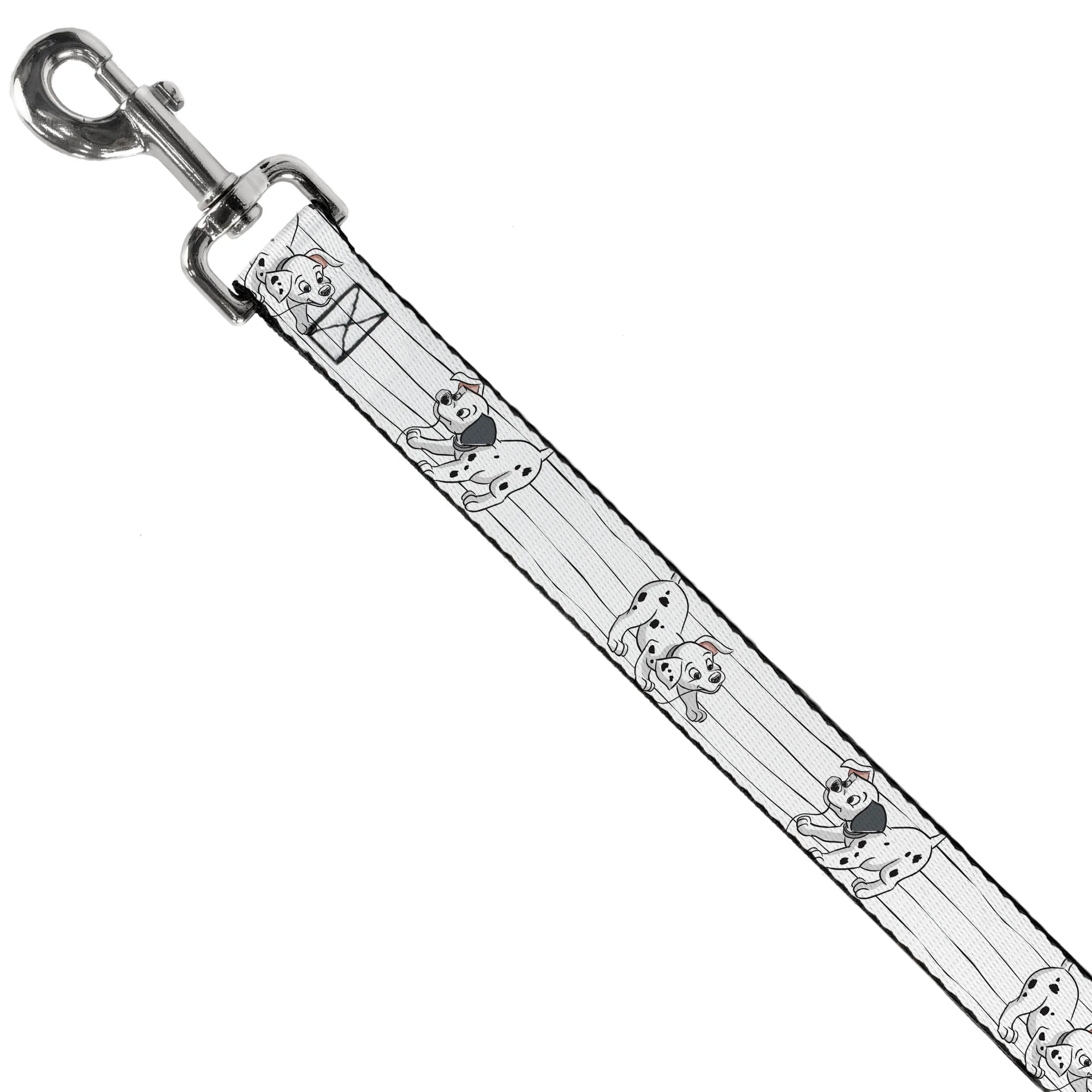 Dog Leash - One Hundred and One Dalmatians Puppies Playing White/Black - Image 2
