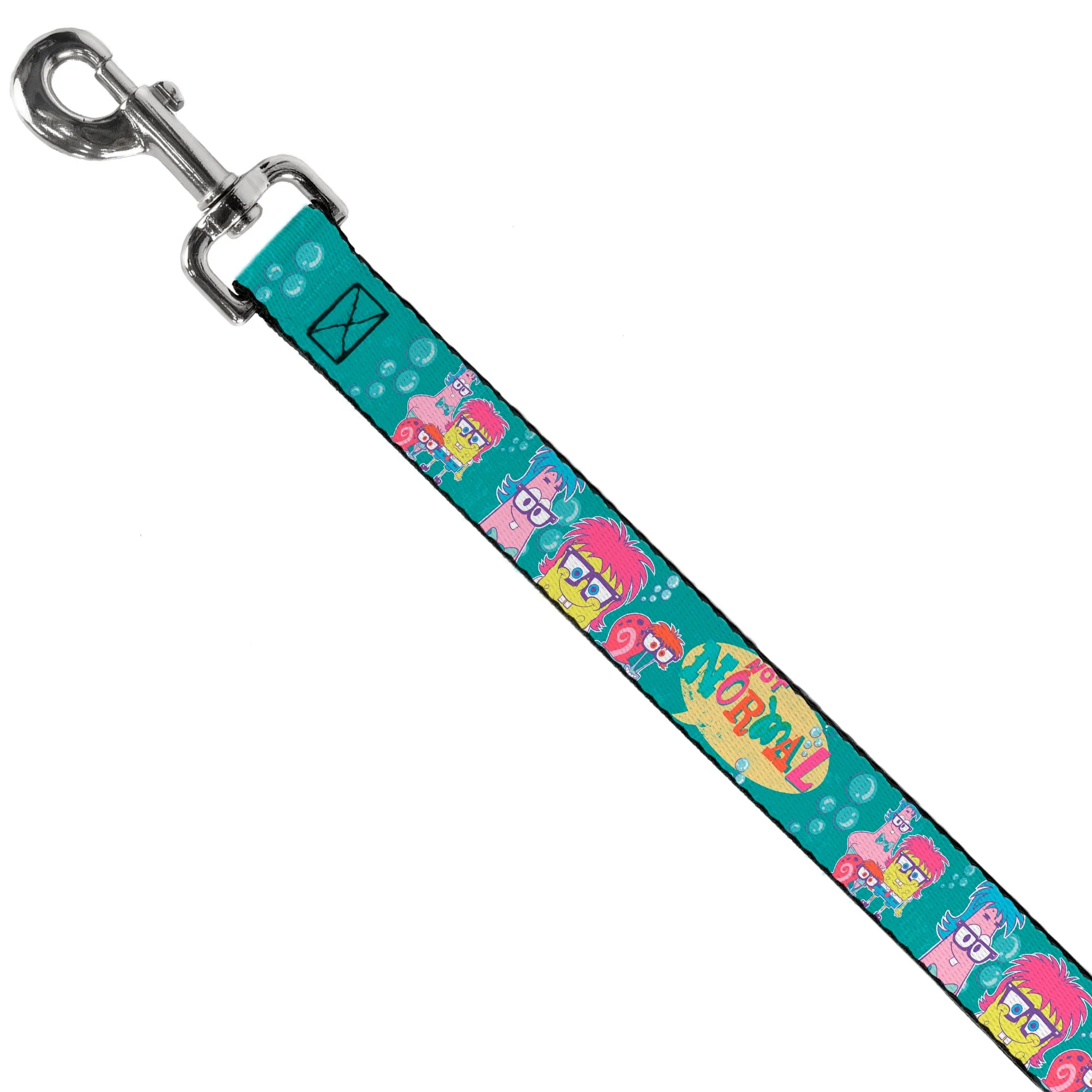 Dog Leash - Patrick, SpongeBob & Gary NOT NORMAL Aqua - Image 2