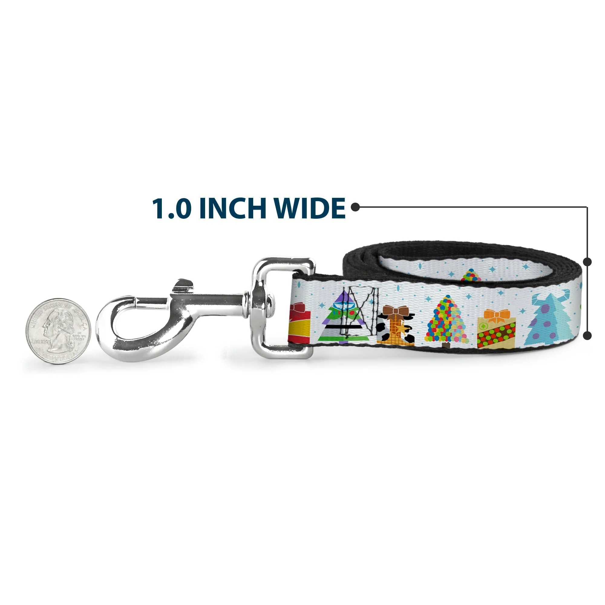 Dog Leash - Pixar Holiday Collection Character Gifts Lineup/Stars White/Blues - Image 5