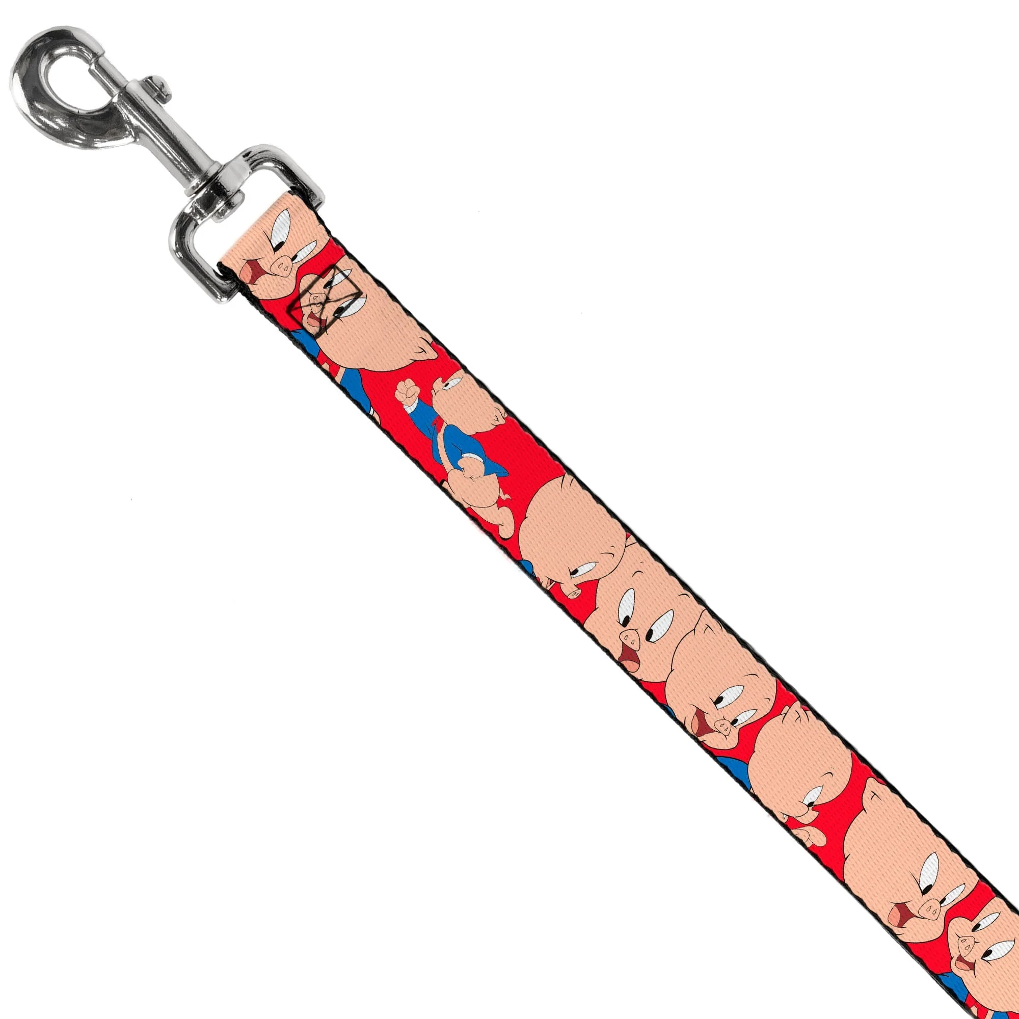 Dog Leash - Porky Pig Expressions Red - Image 2