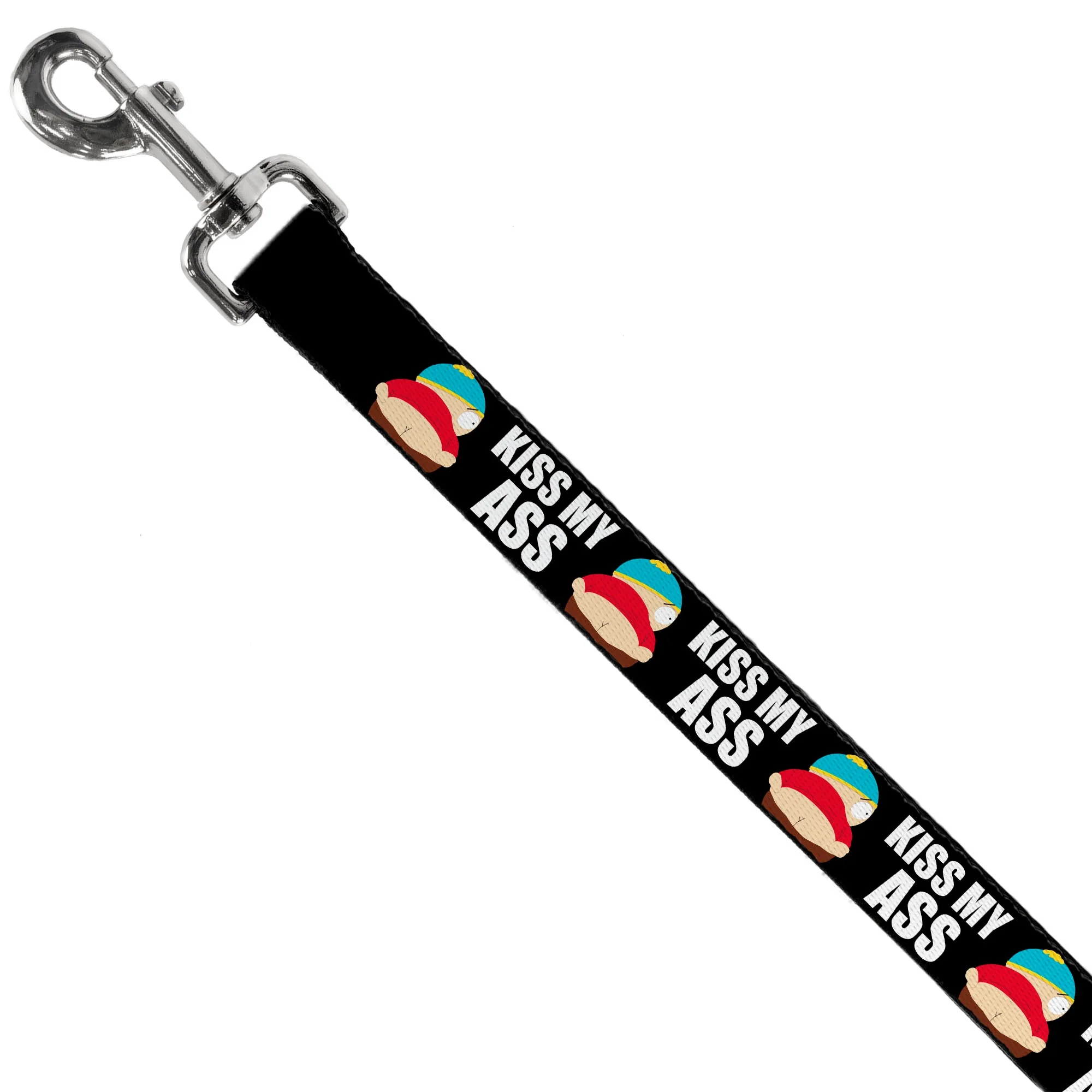 Dog Leash - South Park Cartman Pants KISS MY ASS Pose Black/White - Image 2