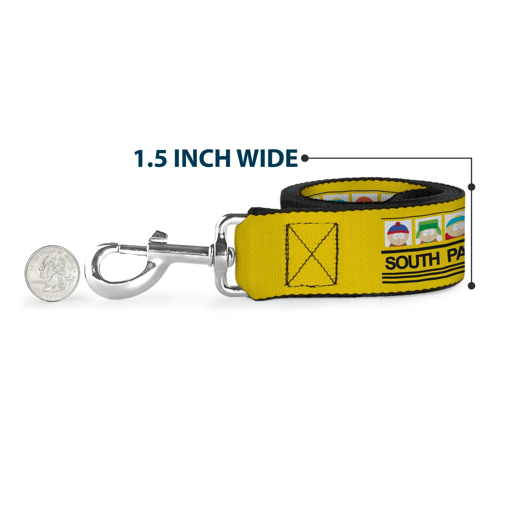 Dog Leash - SOUTH PARK ELEMENTARY School Bus Characters Pose Yellow - Image 6