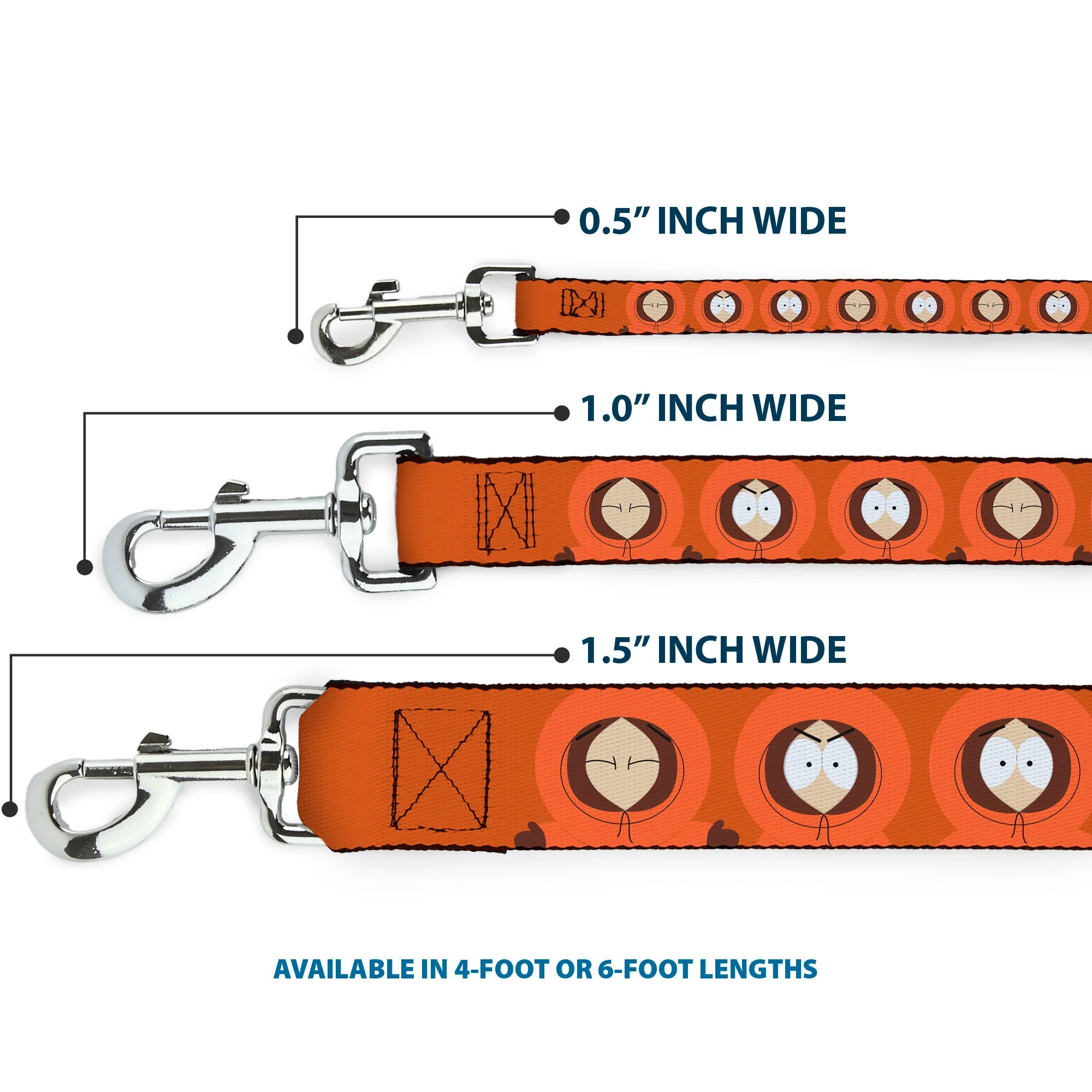 Dog Leash - South Park Kenny Expressions Oranges - Image 3