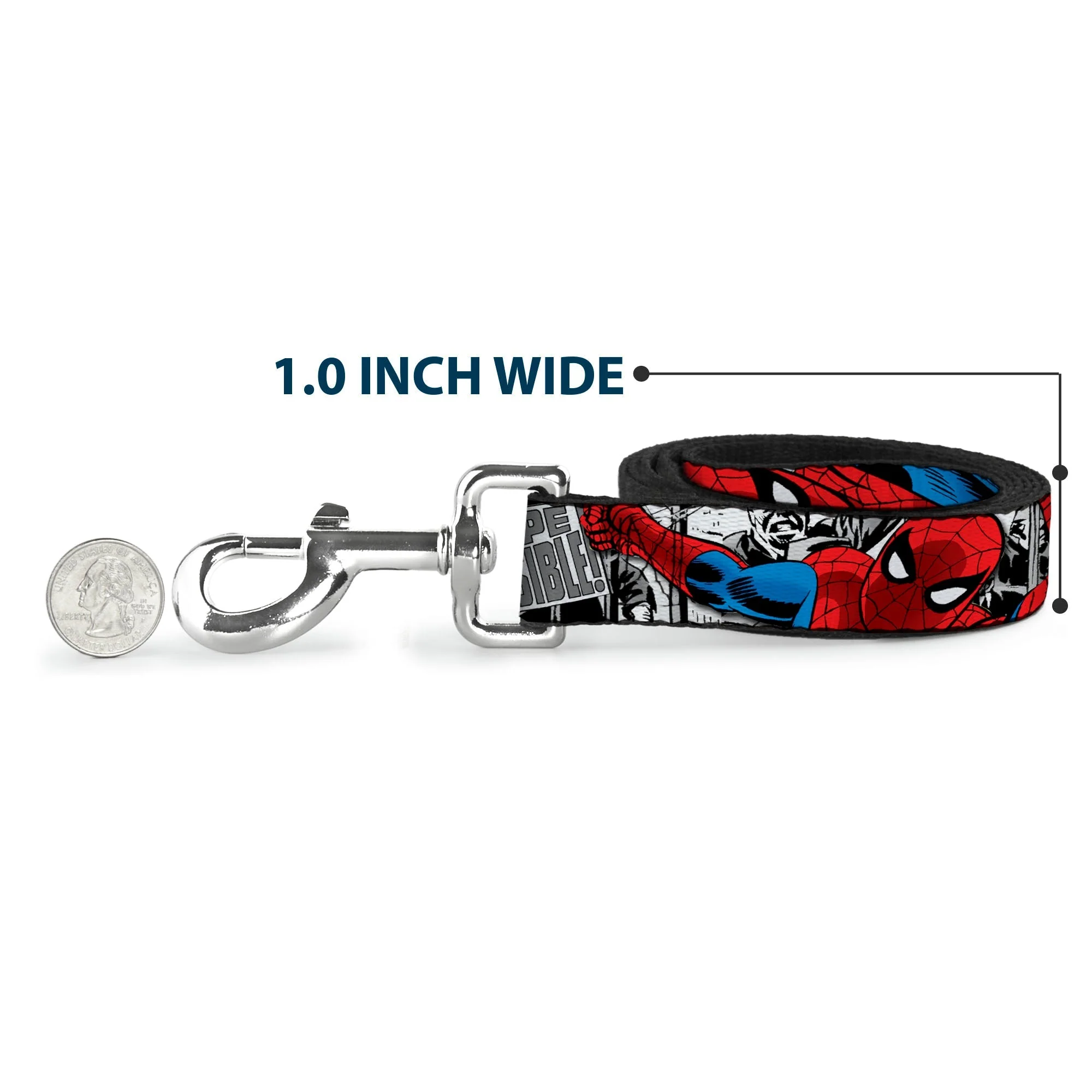 Dog Leash - Spider-Man Action ESCAPE IMPOSSIBLE Gray - Image 5