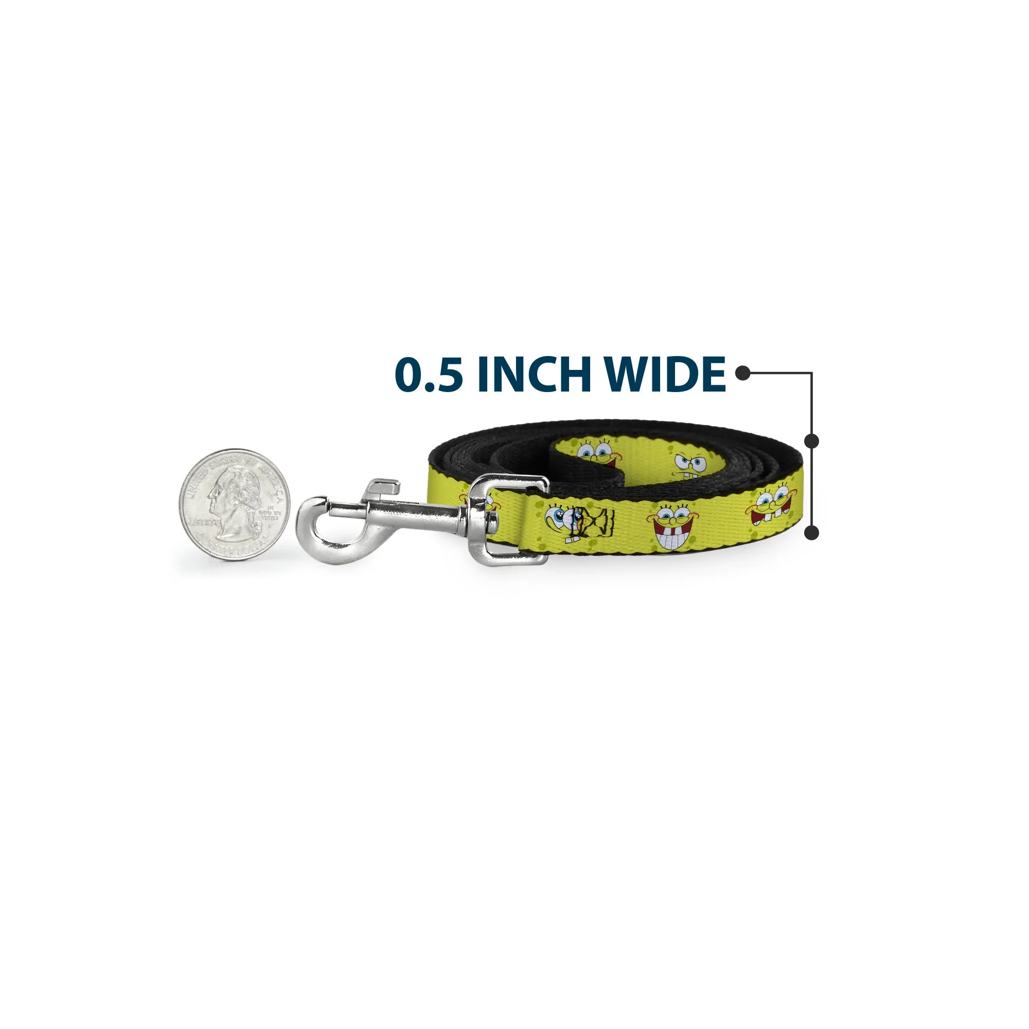 Dog Leash - SpongeBob Expressions Yellow - Image 4