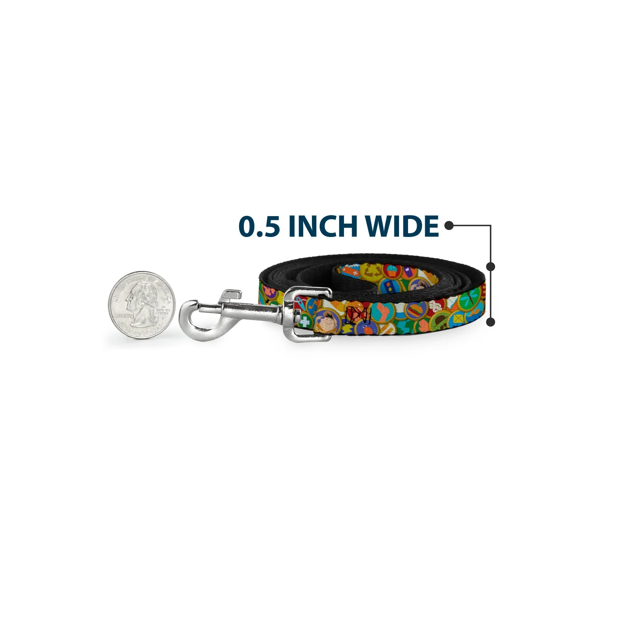 Dog Leash - Stacked Wilderness Explorers Badges - Image 4