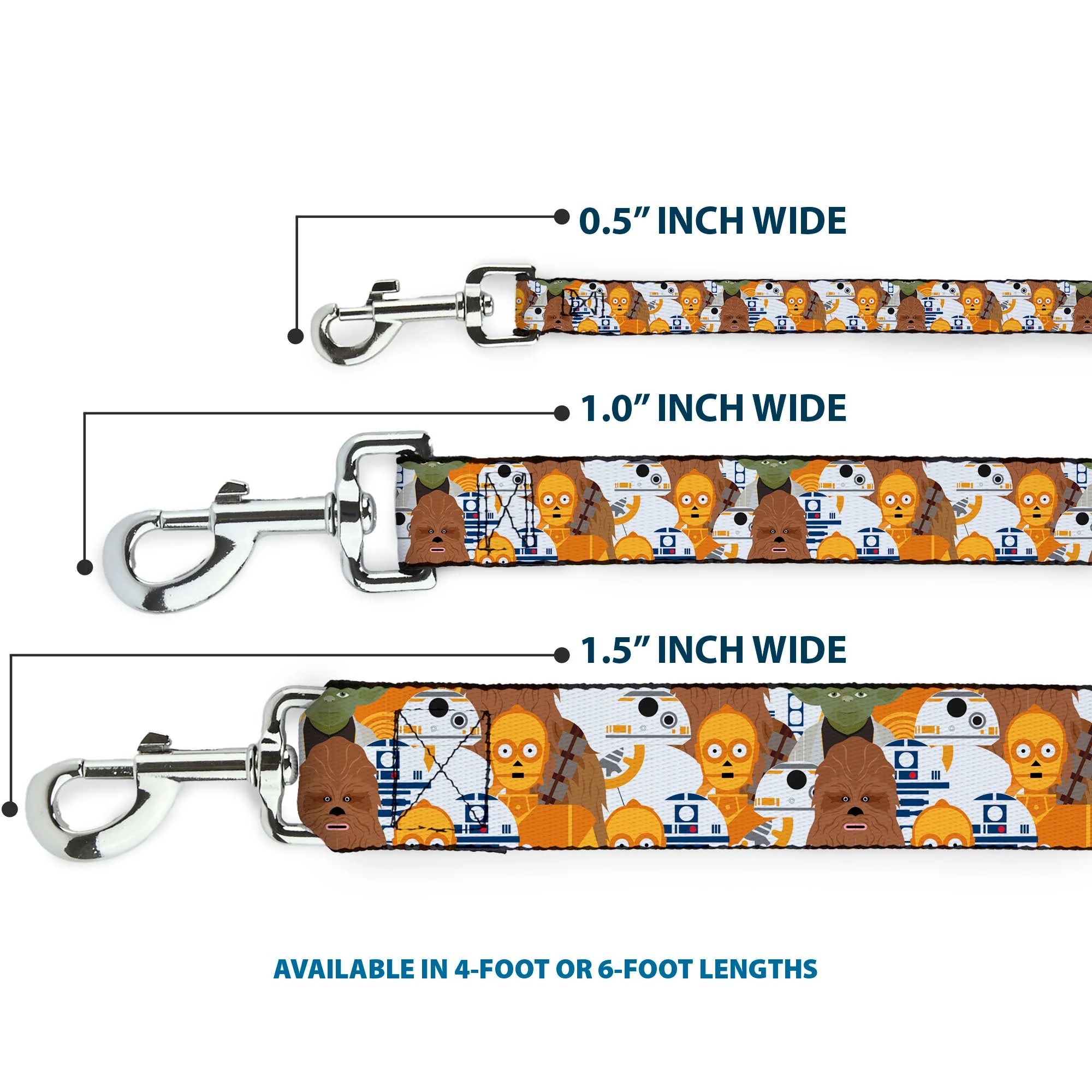 Dog Leash - Star Wars 5-Character Poses Stacked - Image 3