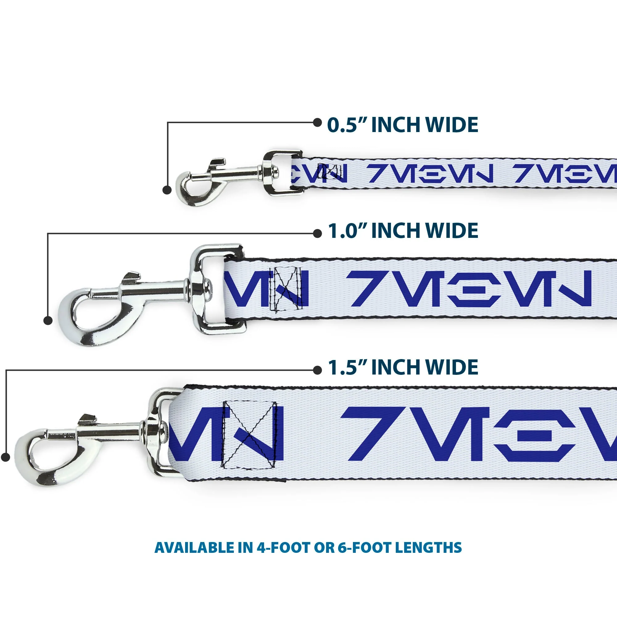 Dog Leash - Star Wars Aurebesh REBEL White/Blue - Image 3