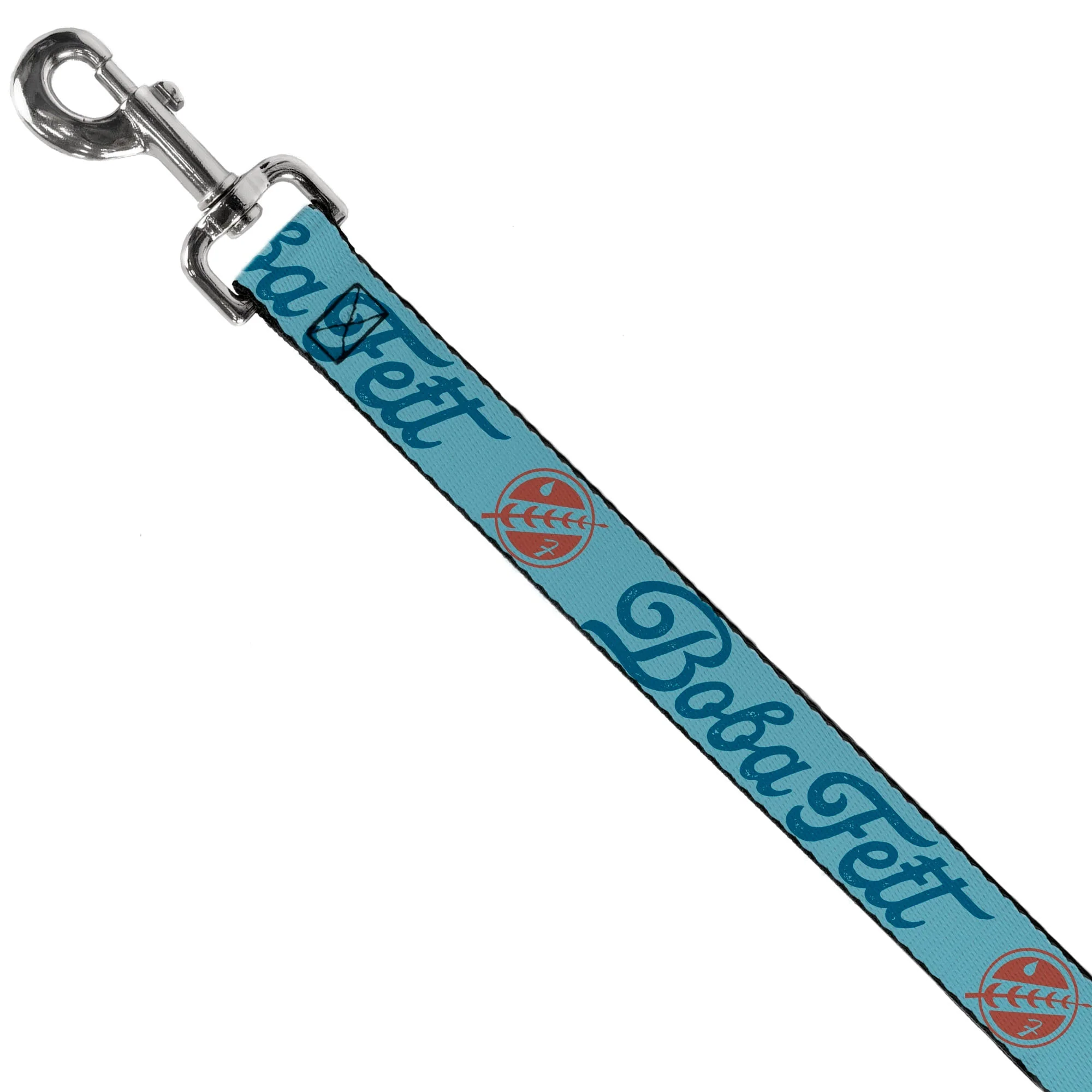 Dog Leash - Star Wars BOBA FETT Script and Logo Blues/Red - Image 2
