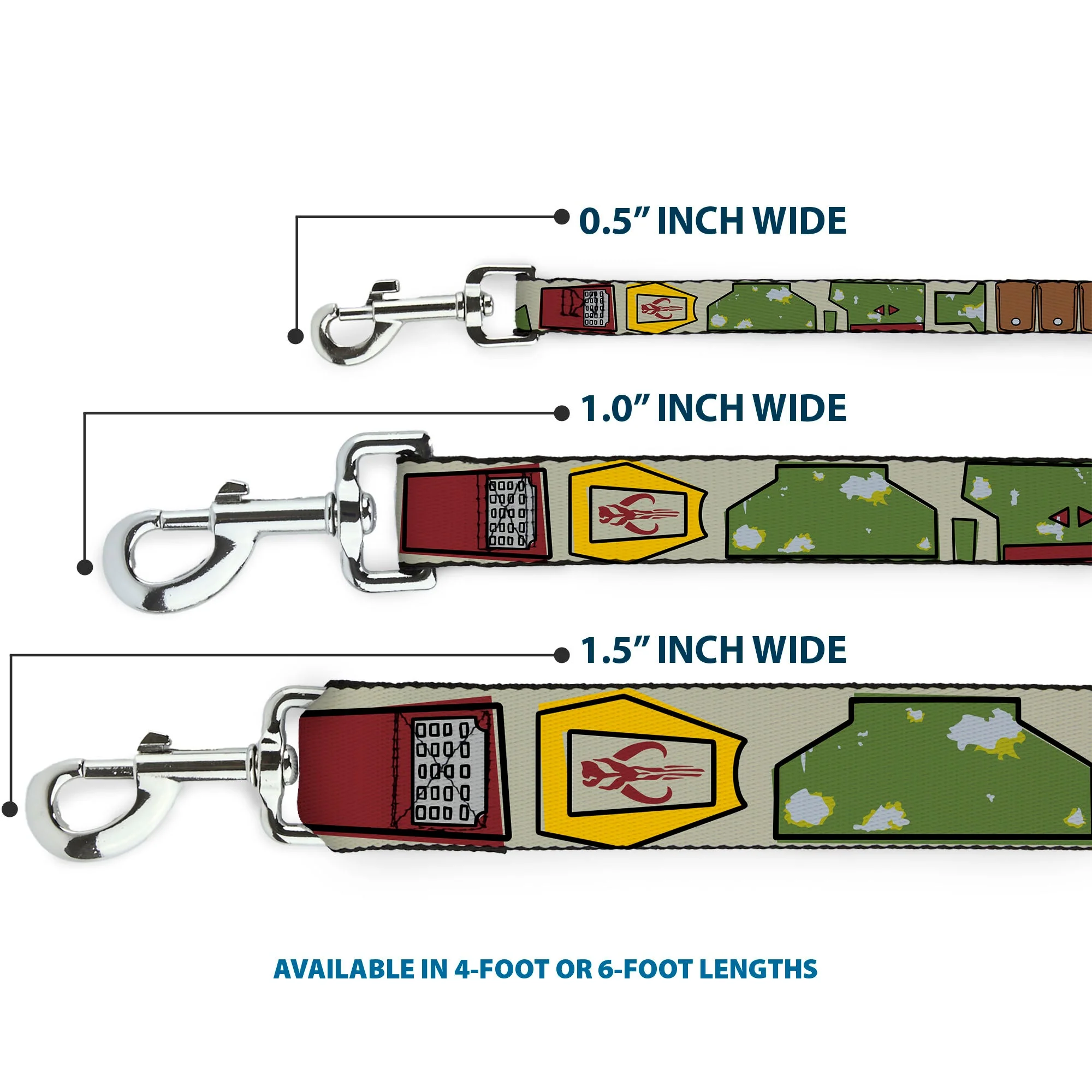 Dog Leash - Star Wars Boba Fett Utility Belt Bounding Tan - Image 3