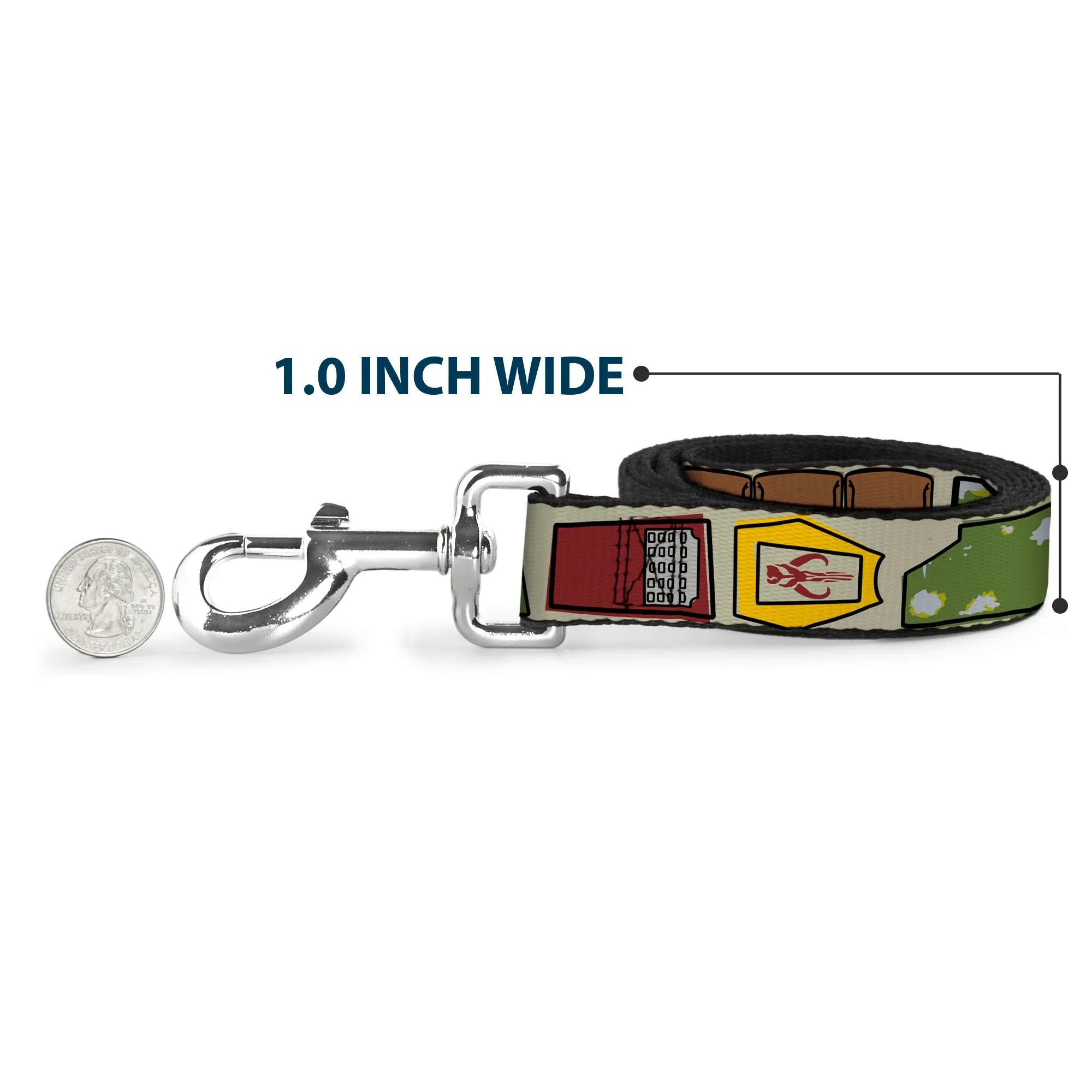 Dog Leash - Star Wars Boba Fett Utility Belt Bounding Tan - Image 5