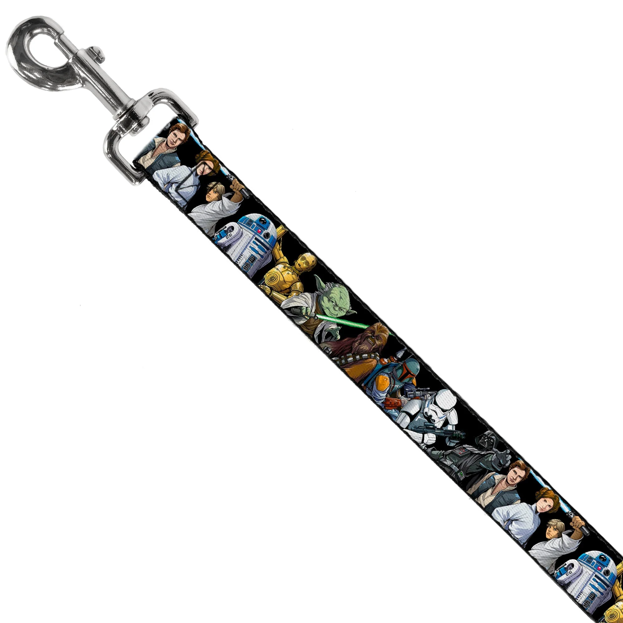Dog Leash - Star Wars Classic Character Poses Black - Image 2